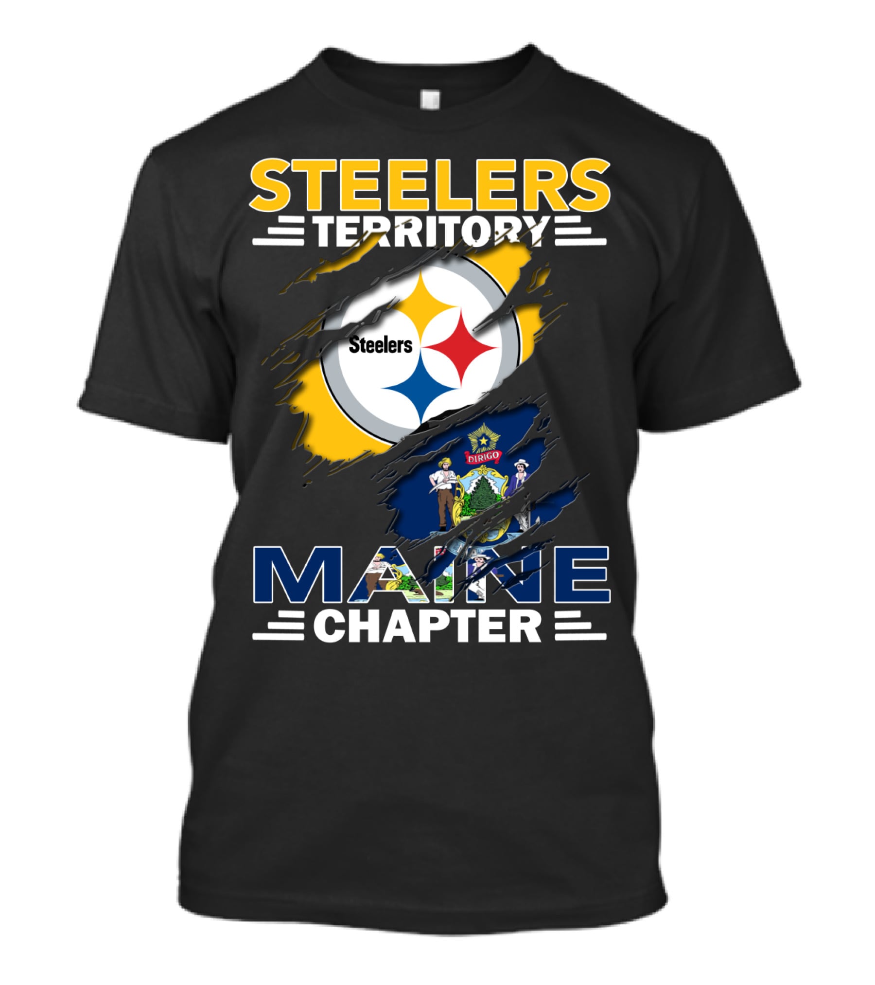 Steelers Territory Maine Chapter T-Shirt