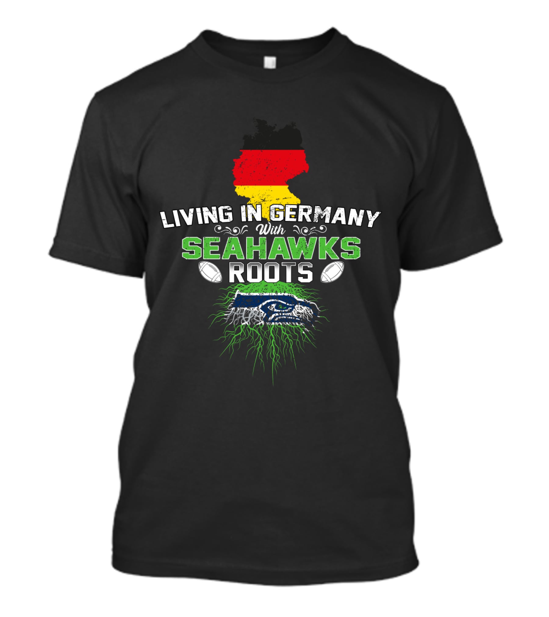 Seahawks Roots In Germany: A Unique Nfl Fan Experience T-Shirt