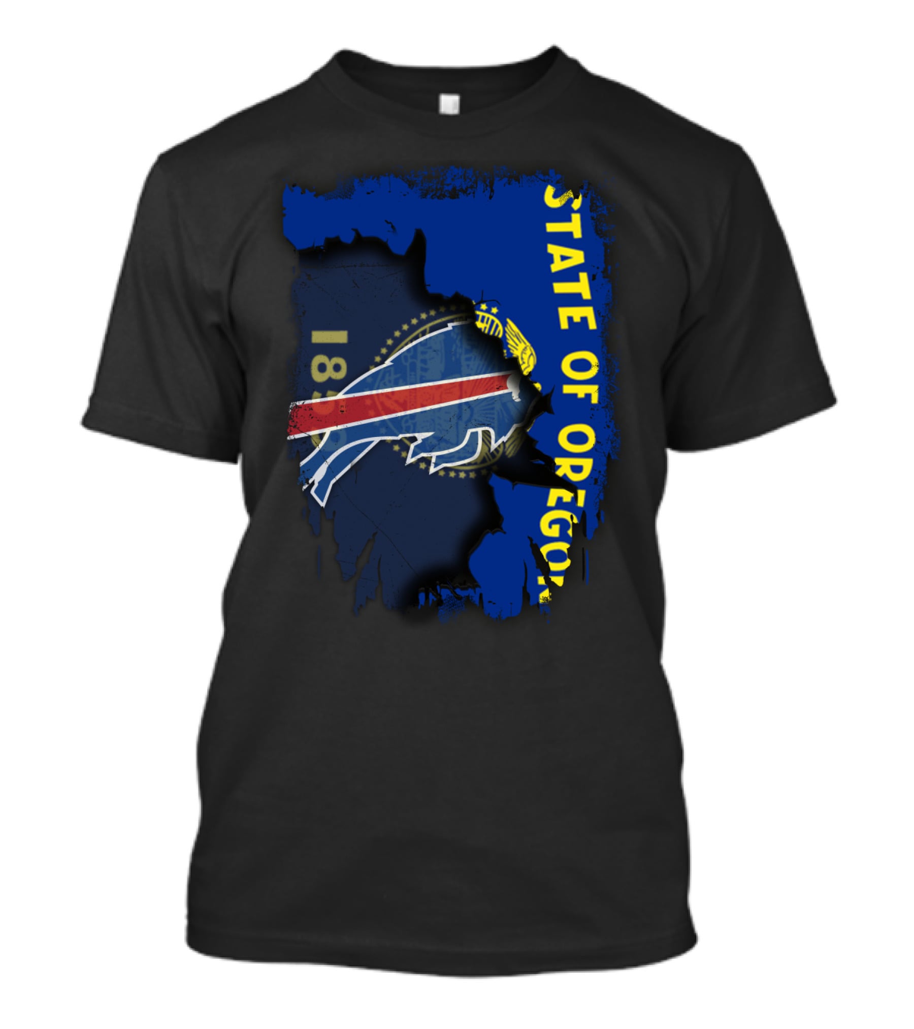 STATE OF OREGON 1859 Buffalo Bills T-Shirt