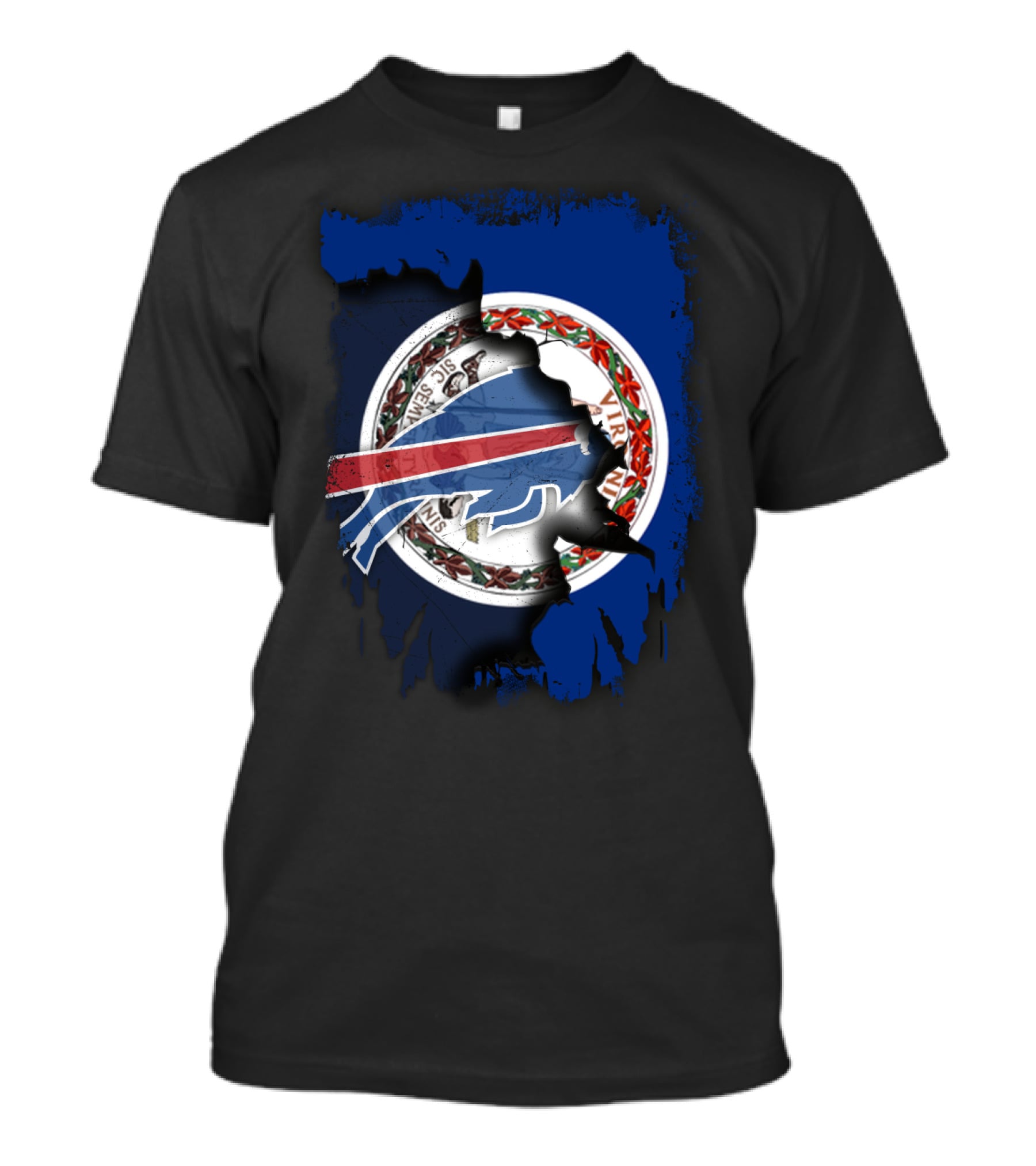 Virginia Buffalo Bills State Pride Fusion T-Shirt