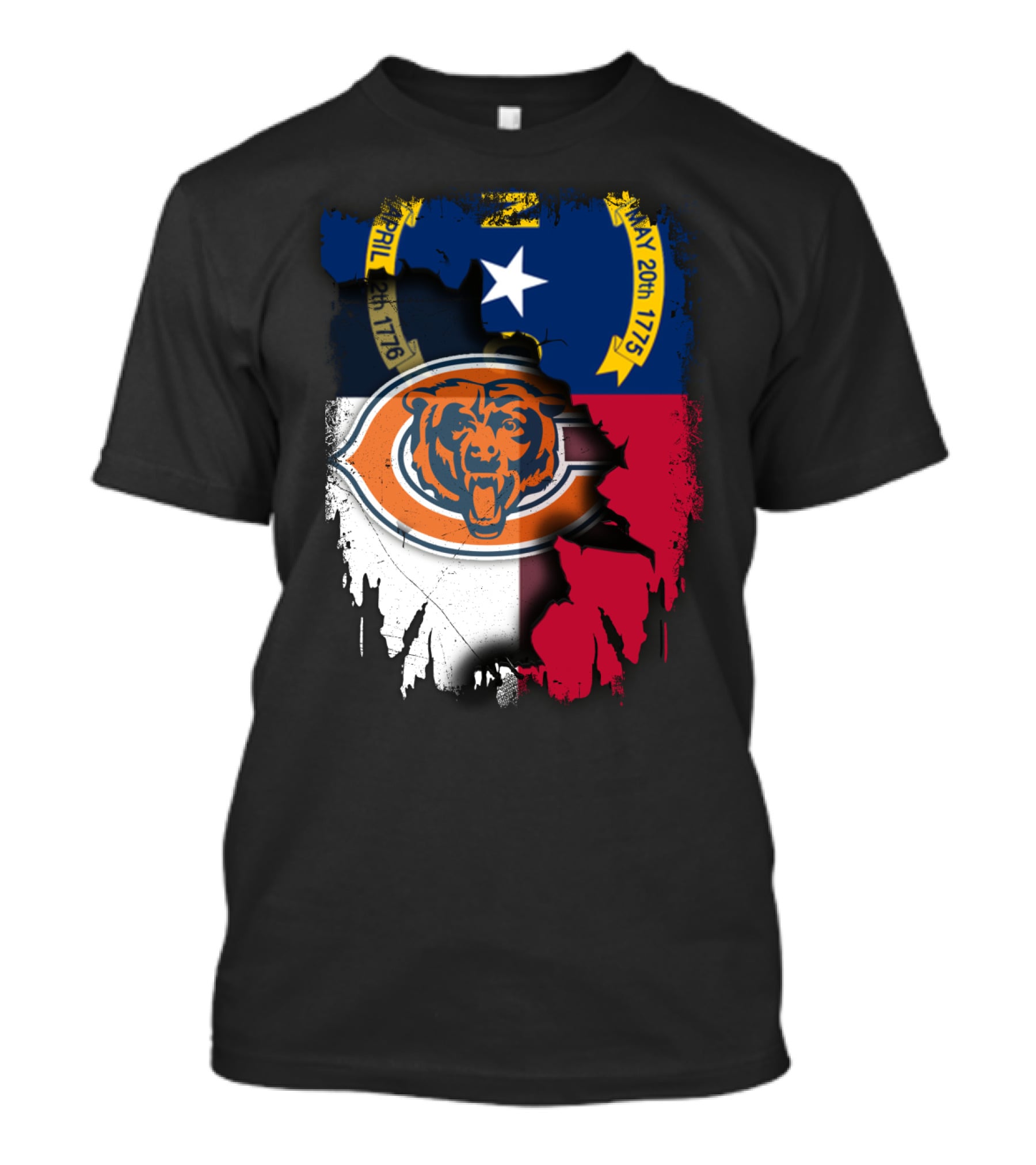 Together North Carolina Flag And Bears T-Shirt