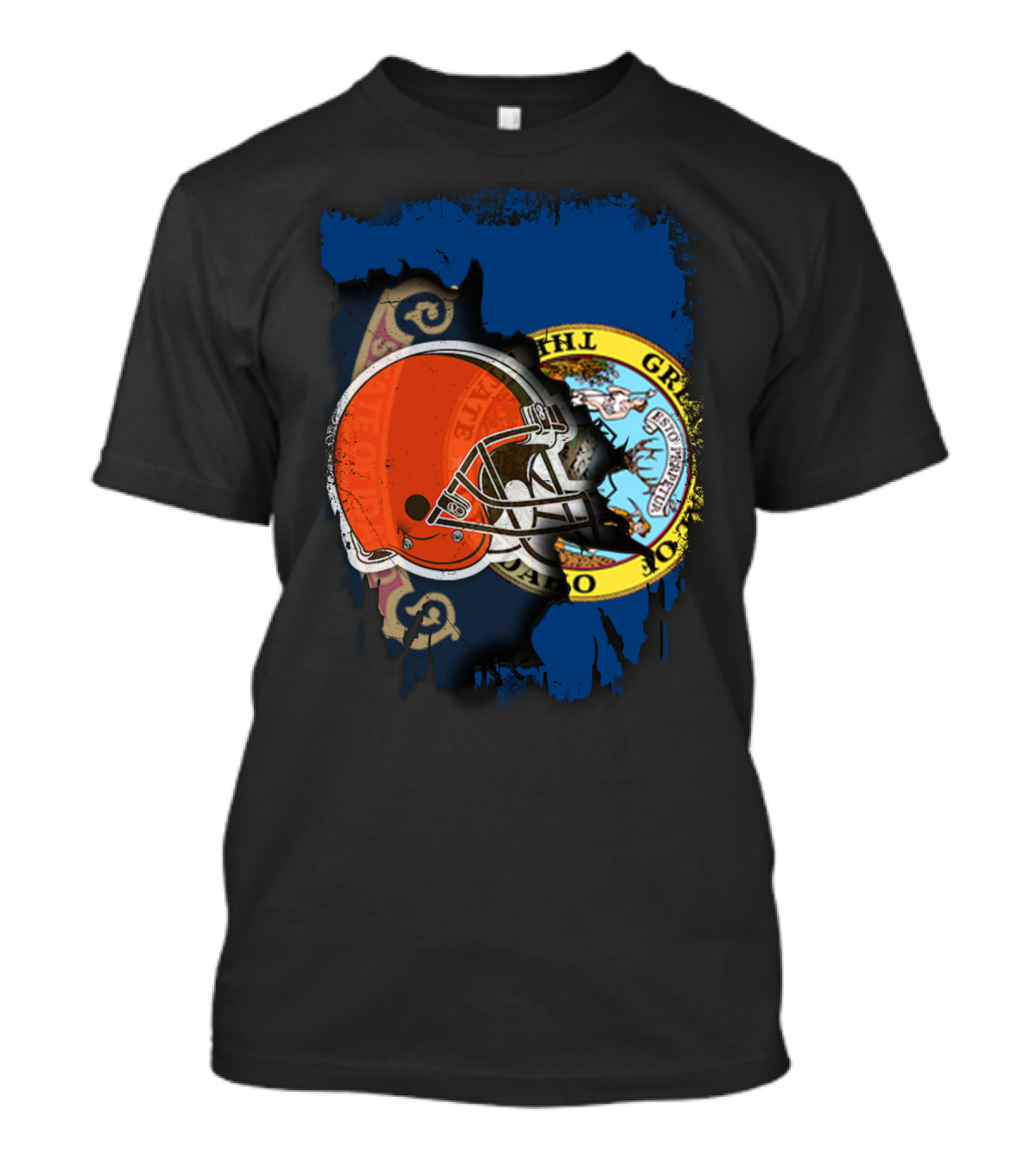 Together Idaho Browns Helmet And Seal T-Shirt