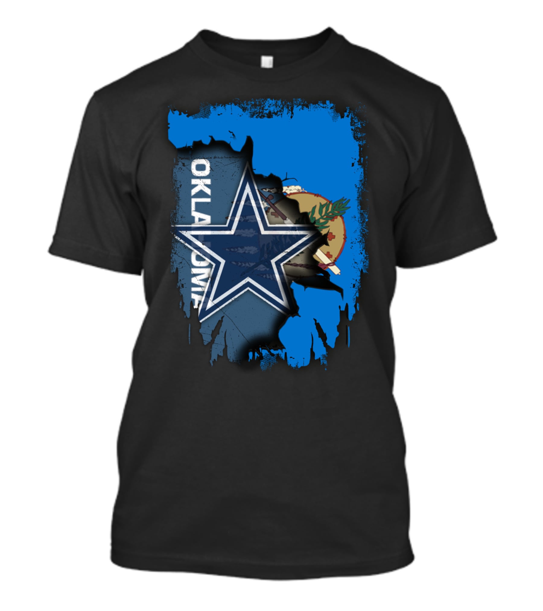 Oklahoma State Pride Dallas Cowboys Mashup T-Shirt