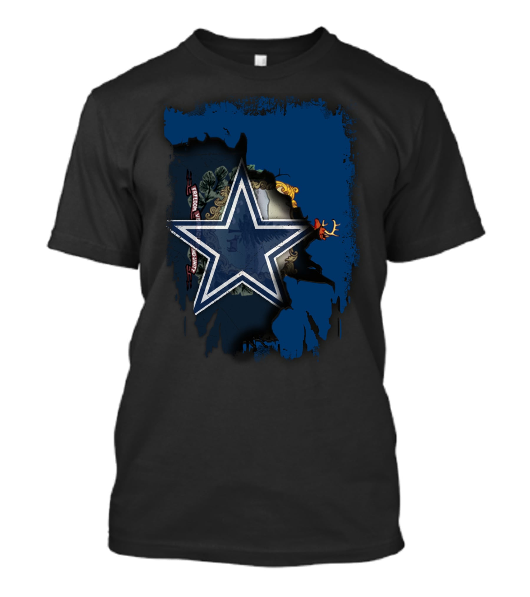 Together Vermont Dallas Cowboys Star Emblem T-Shirt