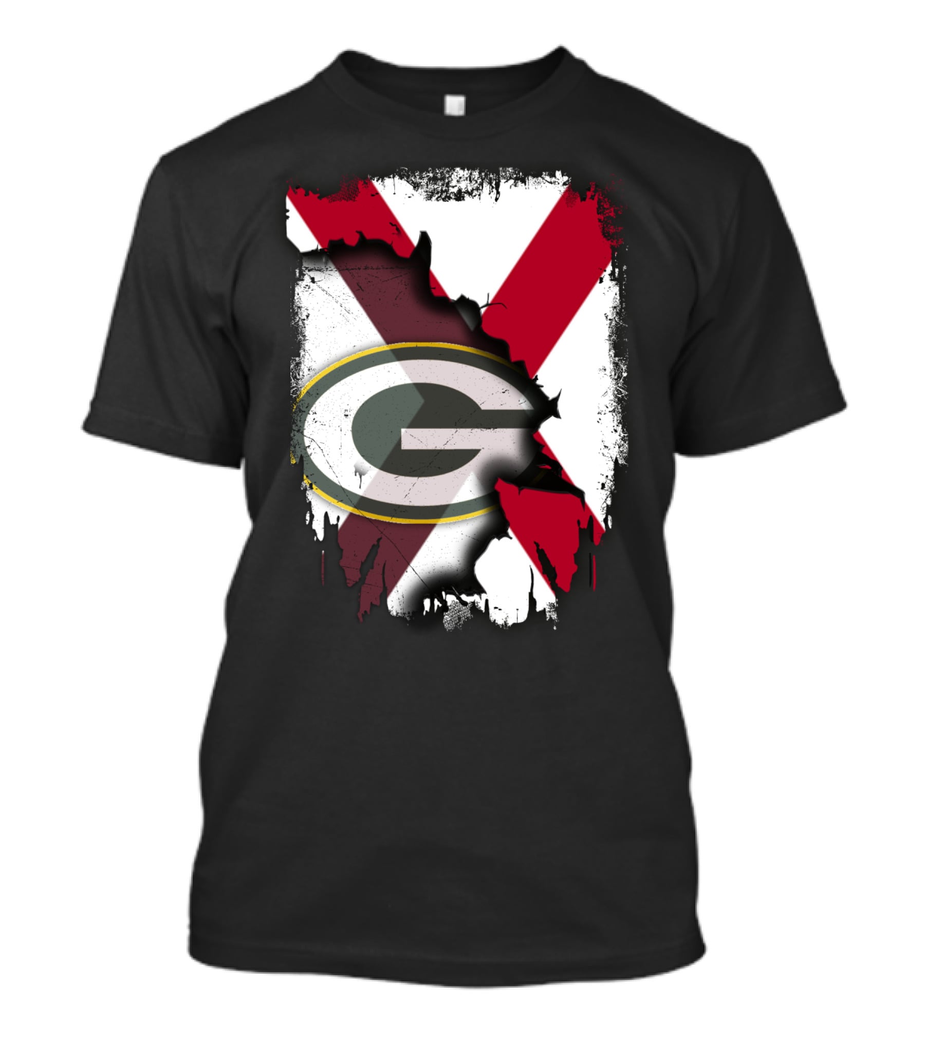 Alabama And Green Bay Packers United T-Shirt
