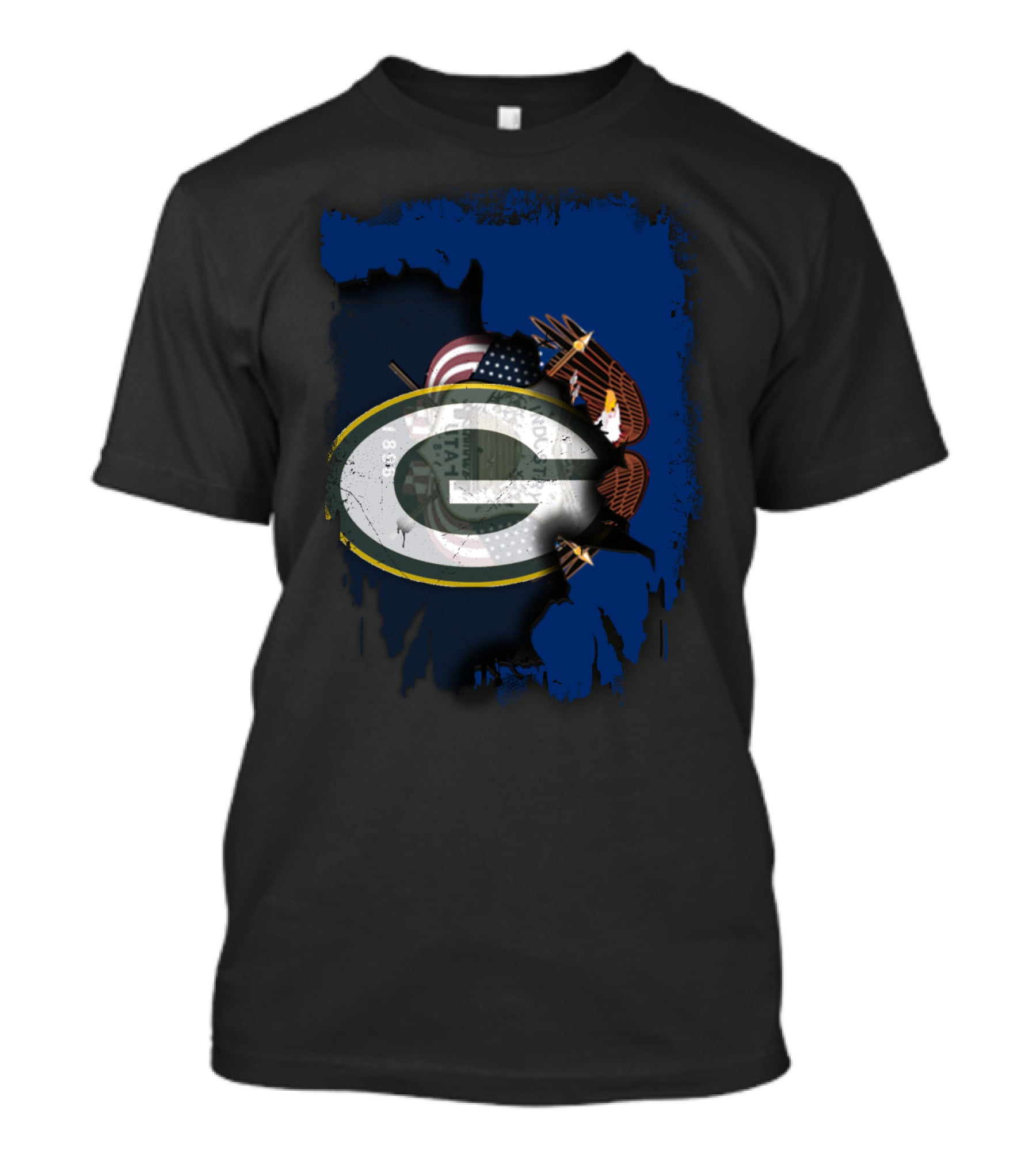 Packers Together Utah State Pride American Eagle Flag T-Shirt