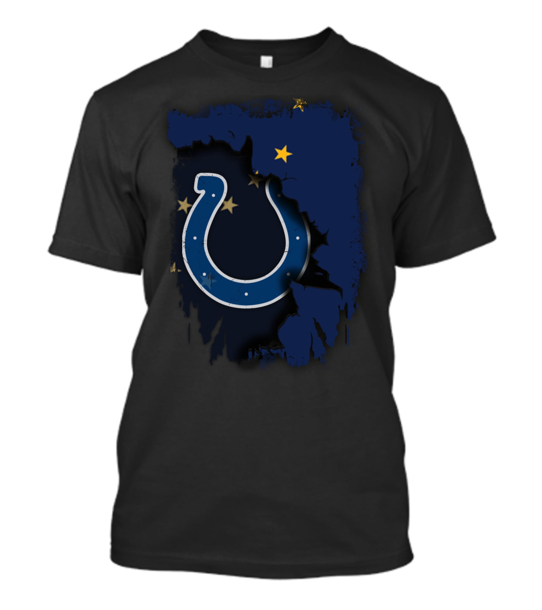 Together Alaska With Indianapolis Colts Blue Horseshoe Northern Stars T-Shirt