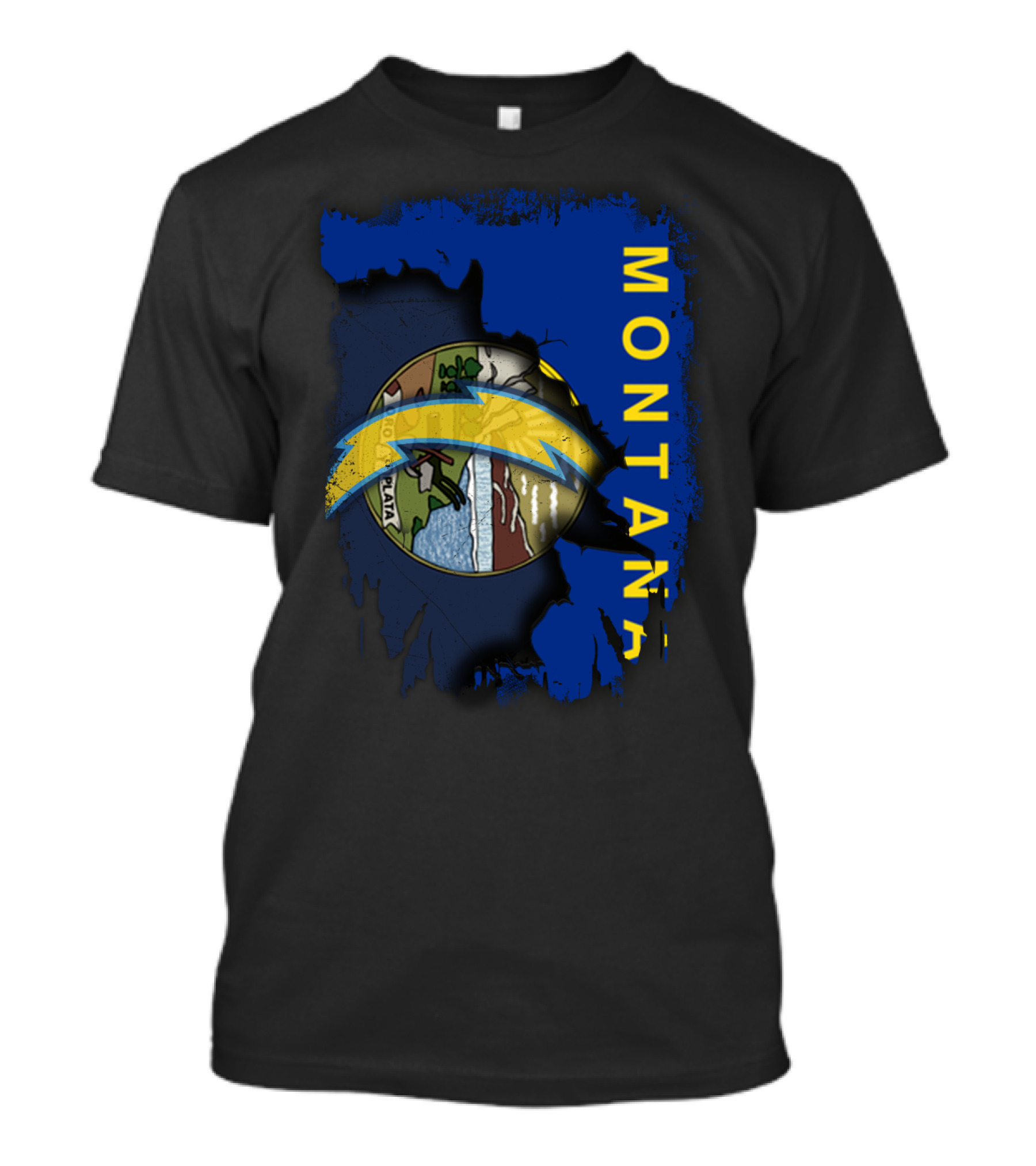 Montana Pride With Chargers Unity T-Shirt
