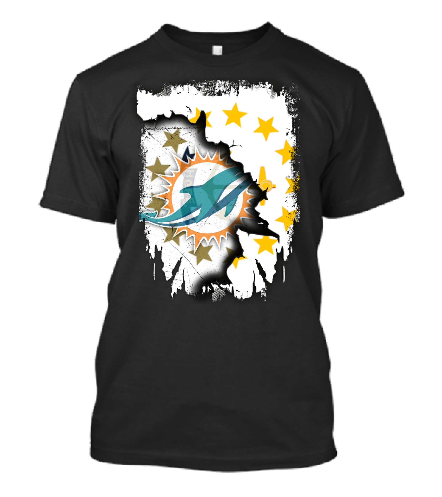 Together Rhode Island Dolphins Stars T-Shirt