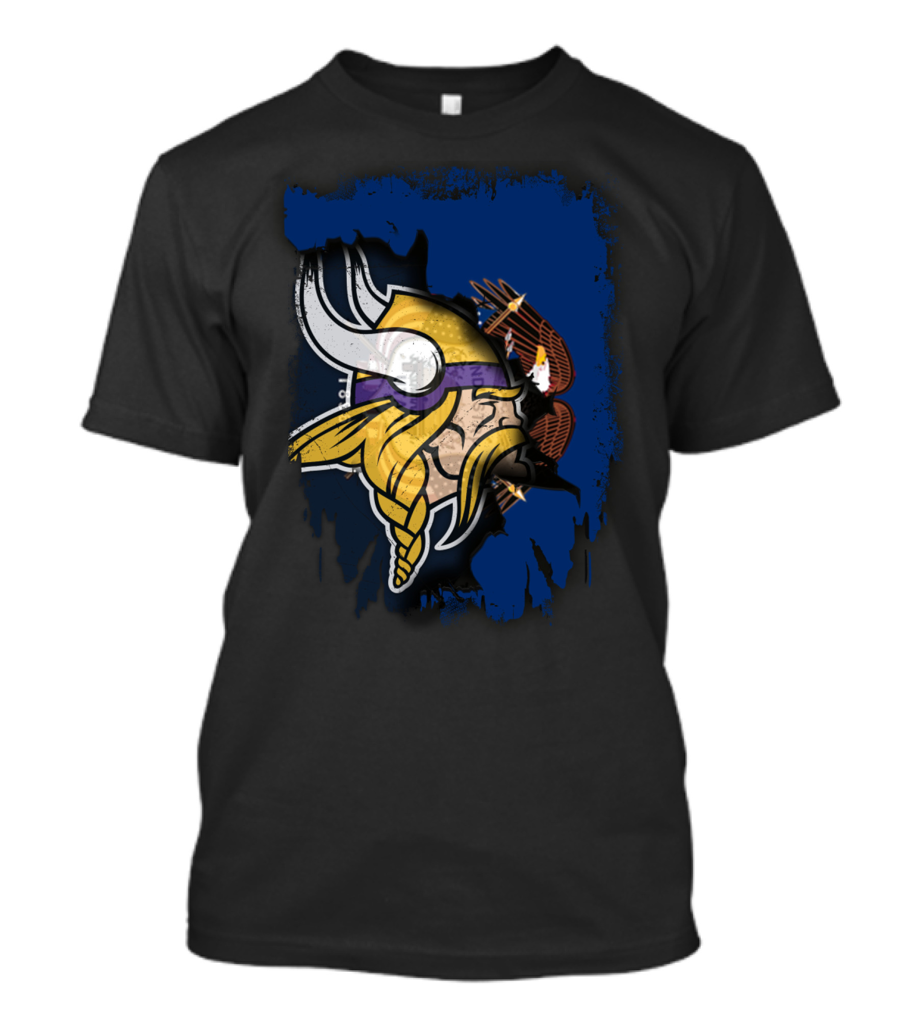 Utah United With Vikings And Eagles T-Shirt
