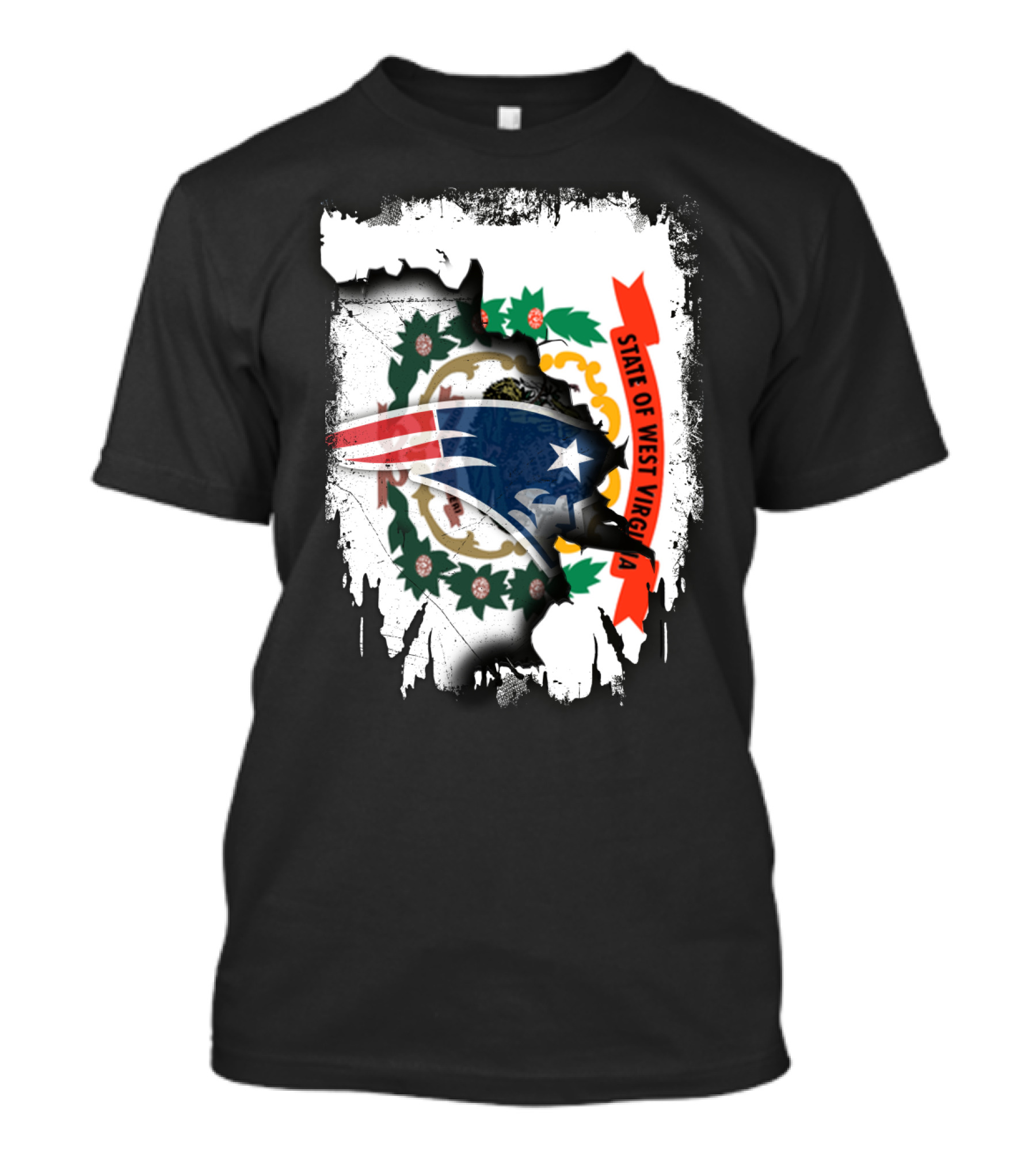 State Of West Virginia Patriots Together T-Shirt