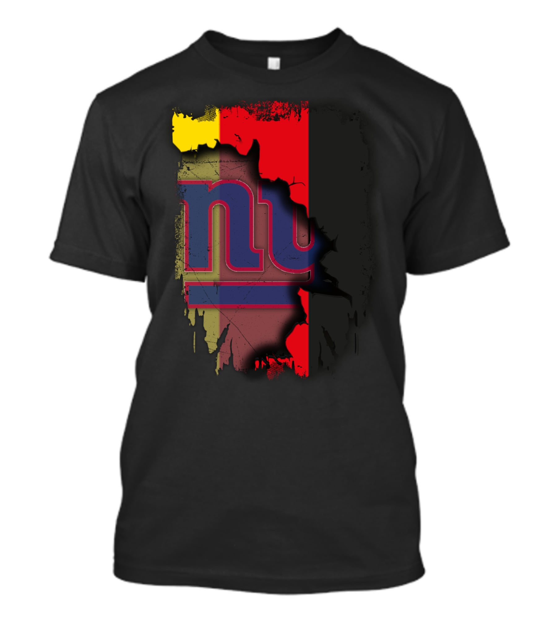 Together Germany New York Giants Flag Background T-Shirt
