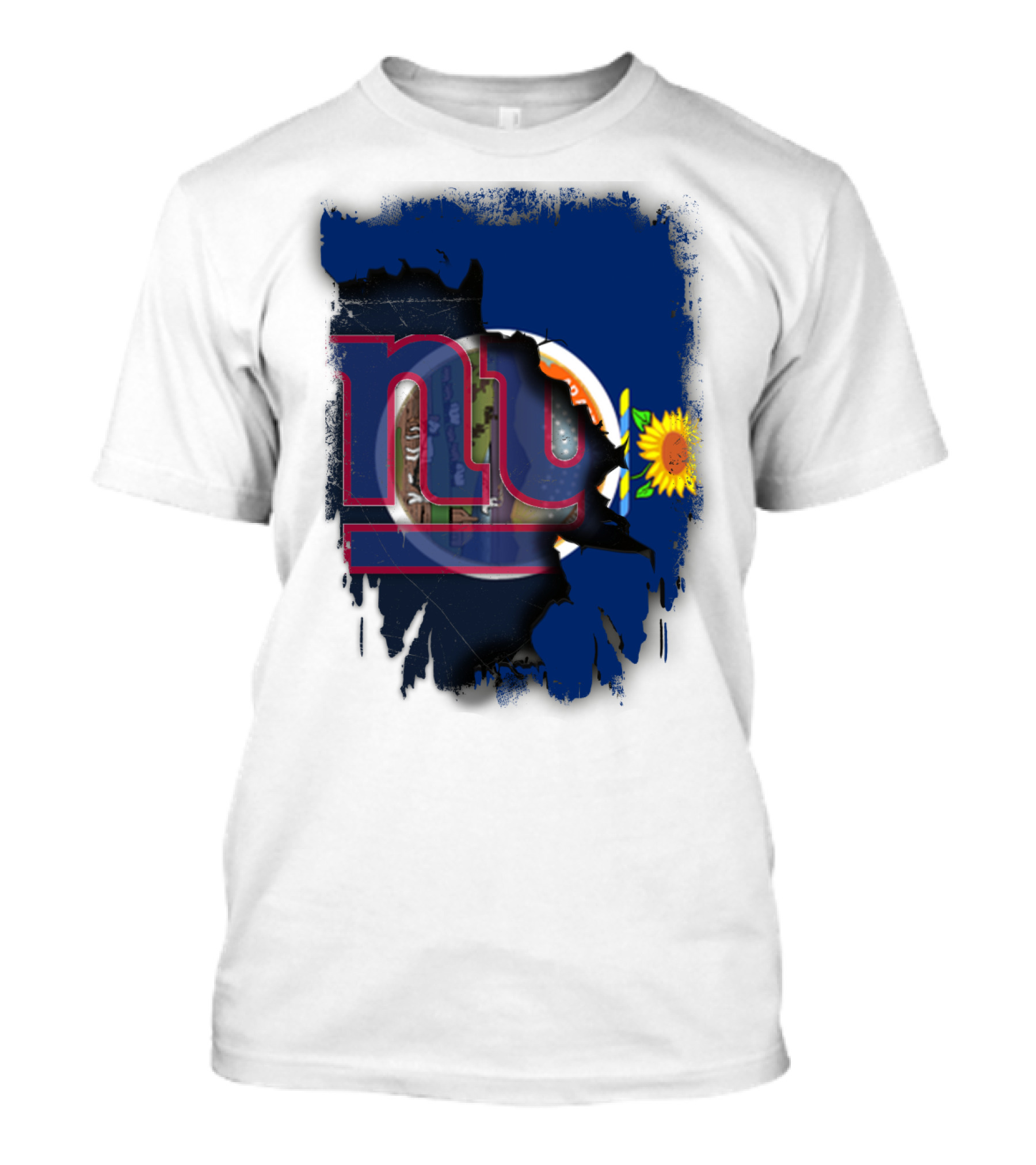 Kansas Sunflower And Giants Collaboration T-Shirt