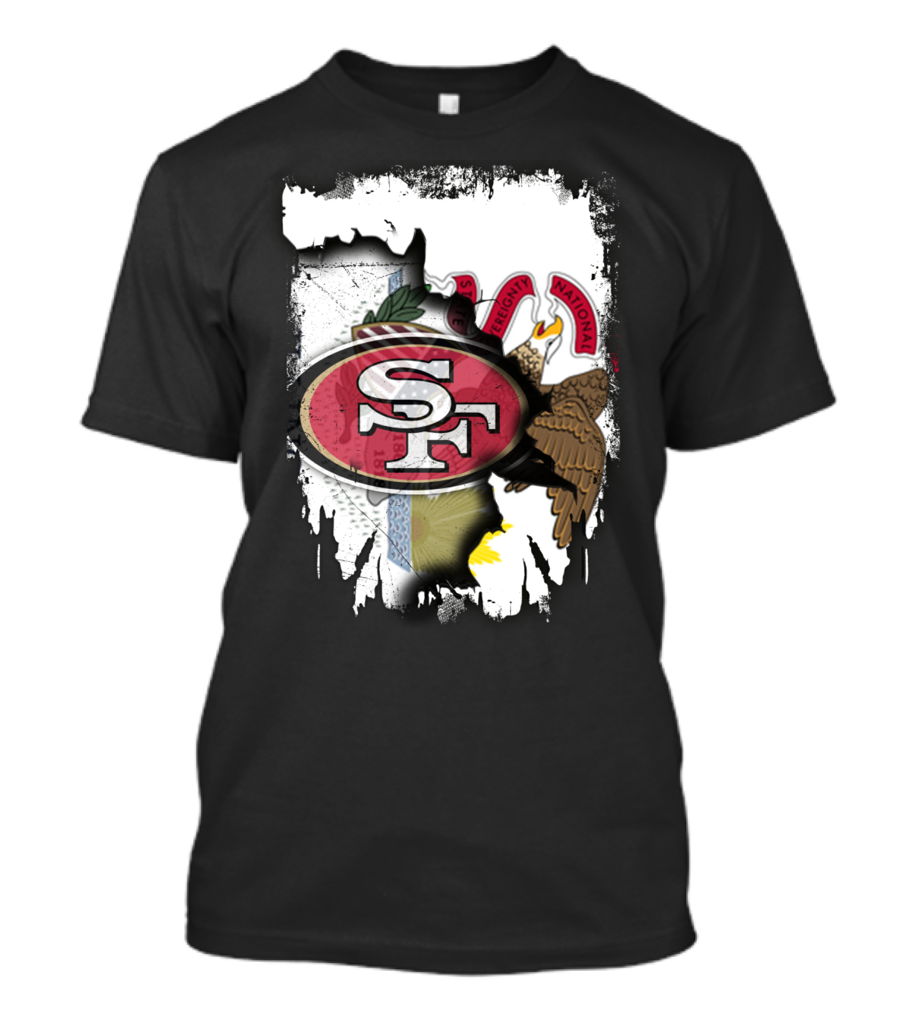 San Francisco 49ers Illinois State Pride Unity T-Shirt