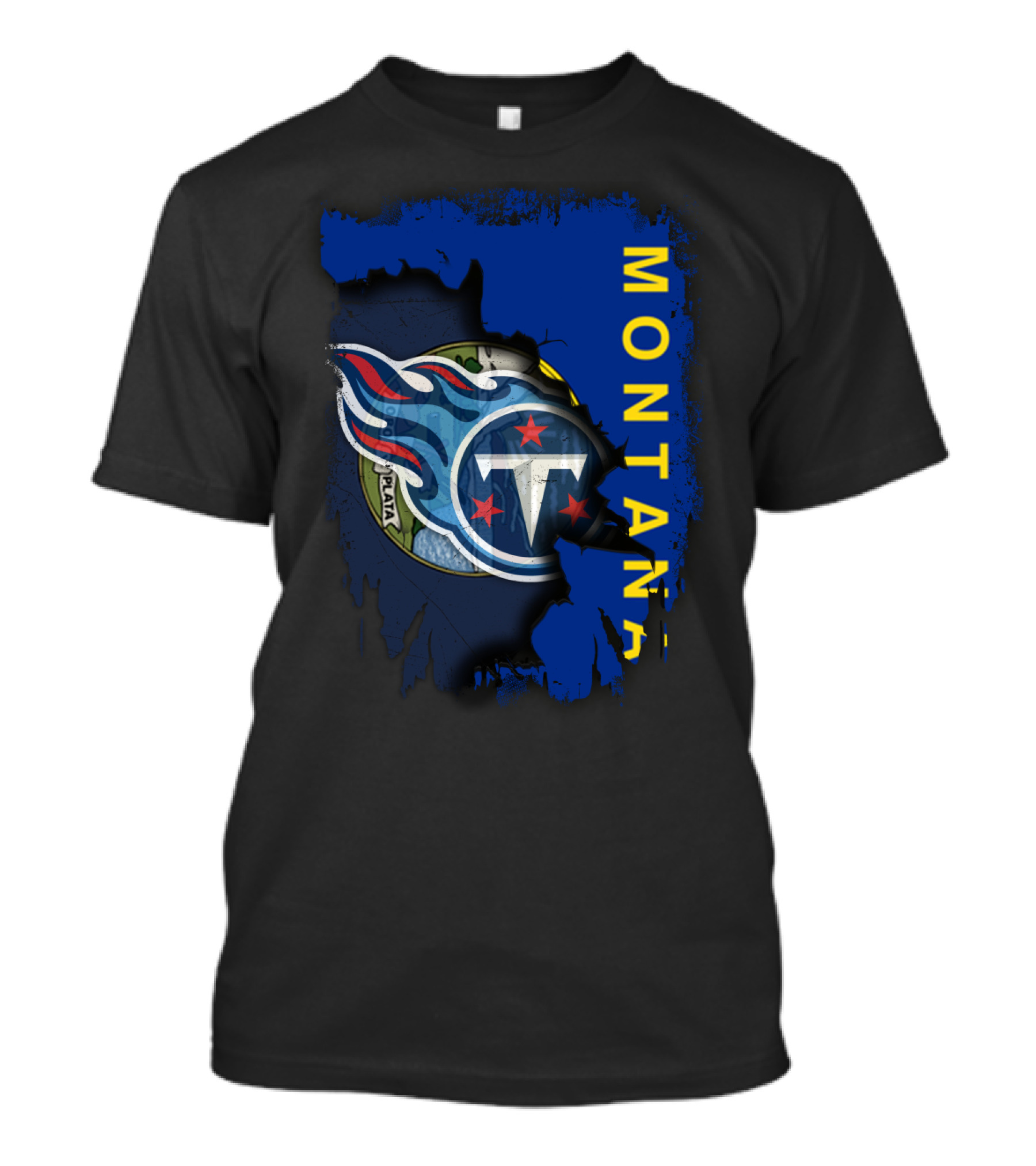 Montana Titans United With State Seal And Team T-Shirt