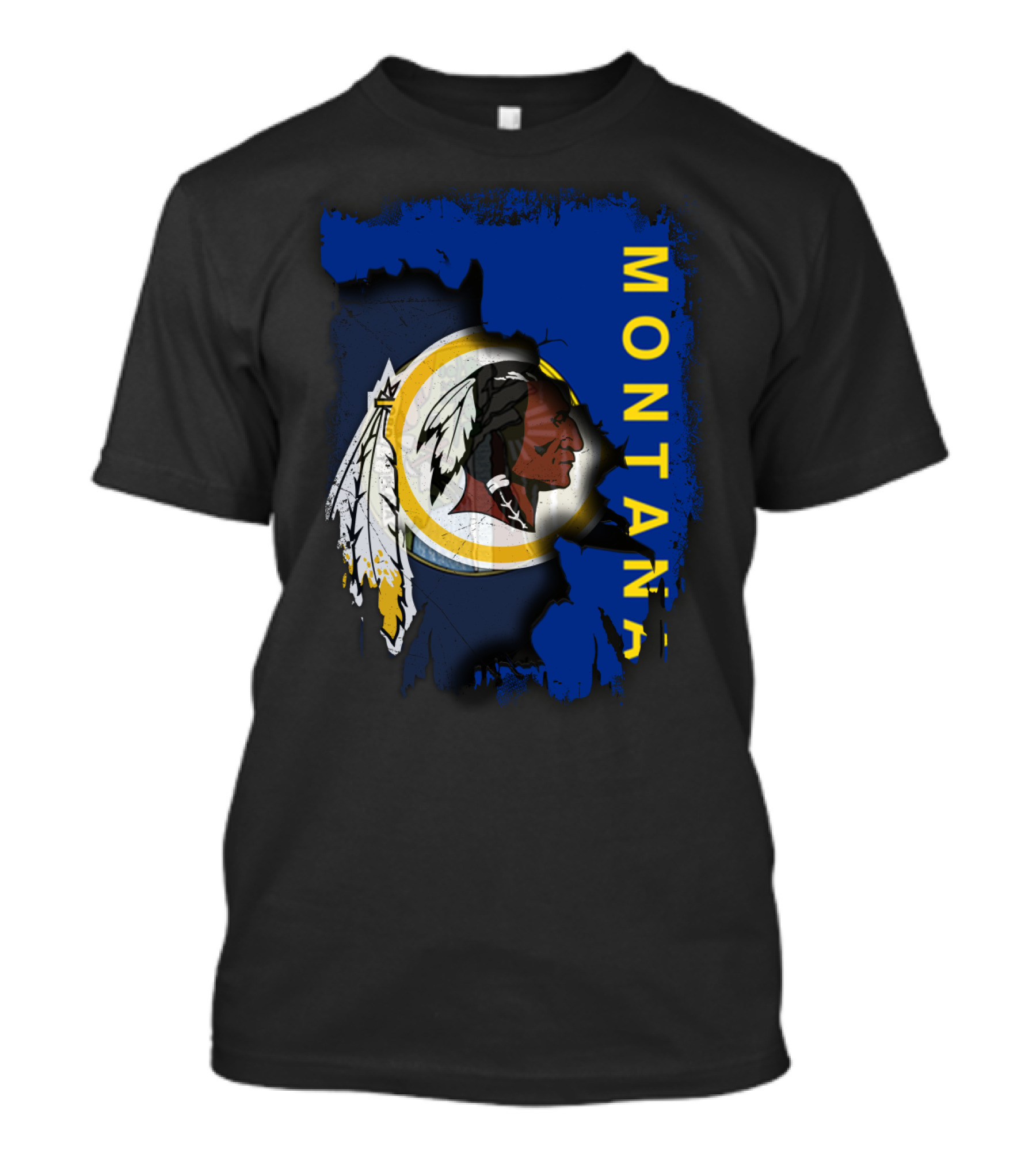 Montana And Redskins United T-Shirt
