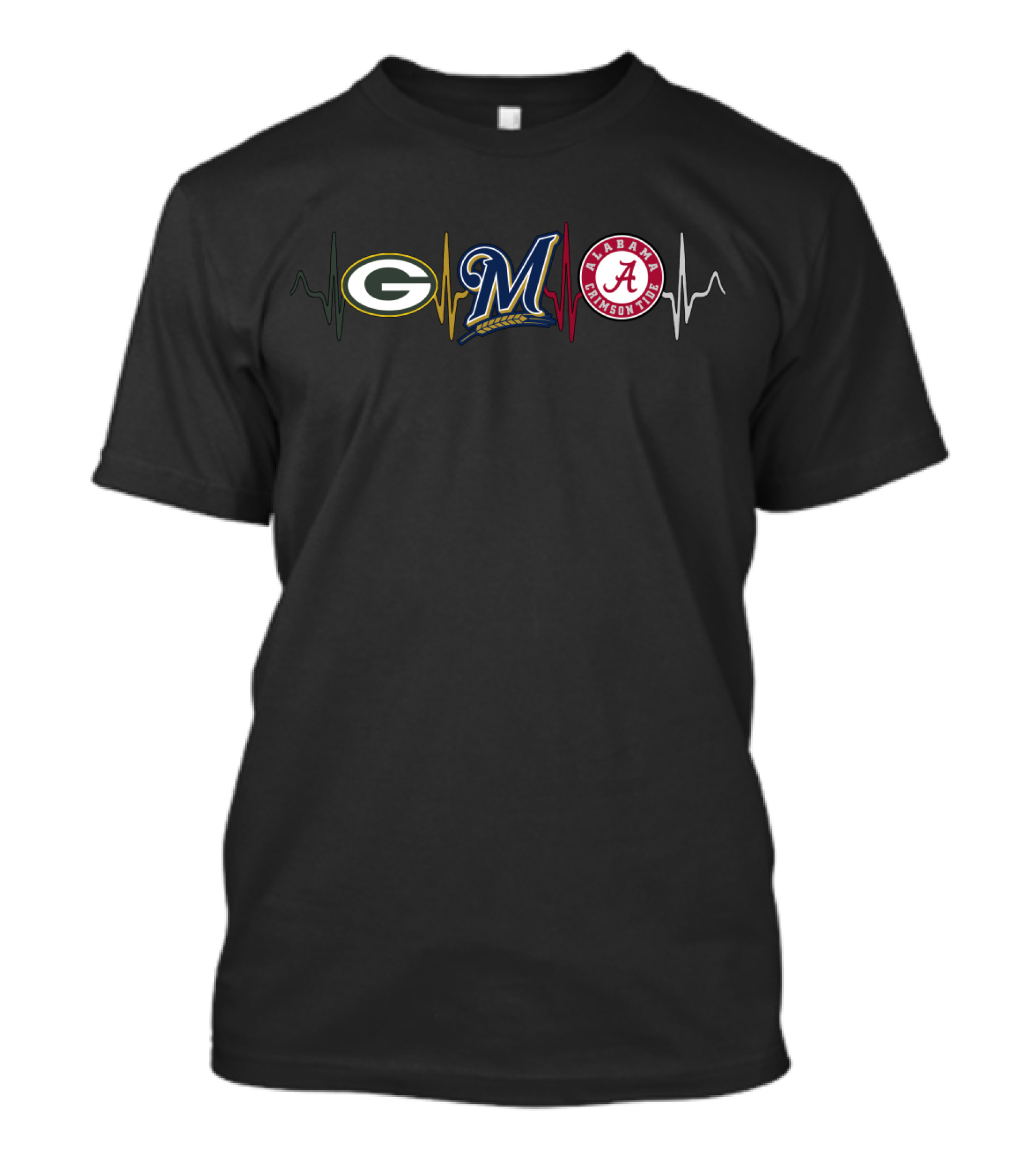 Packers Brewers Alabama Heartbeat Act T-Shirt