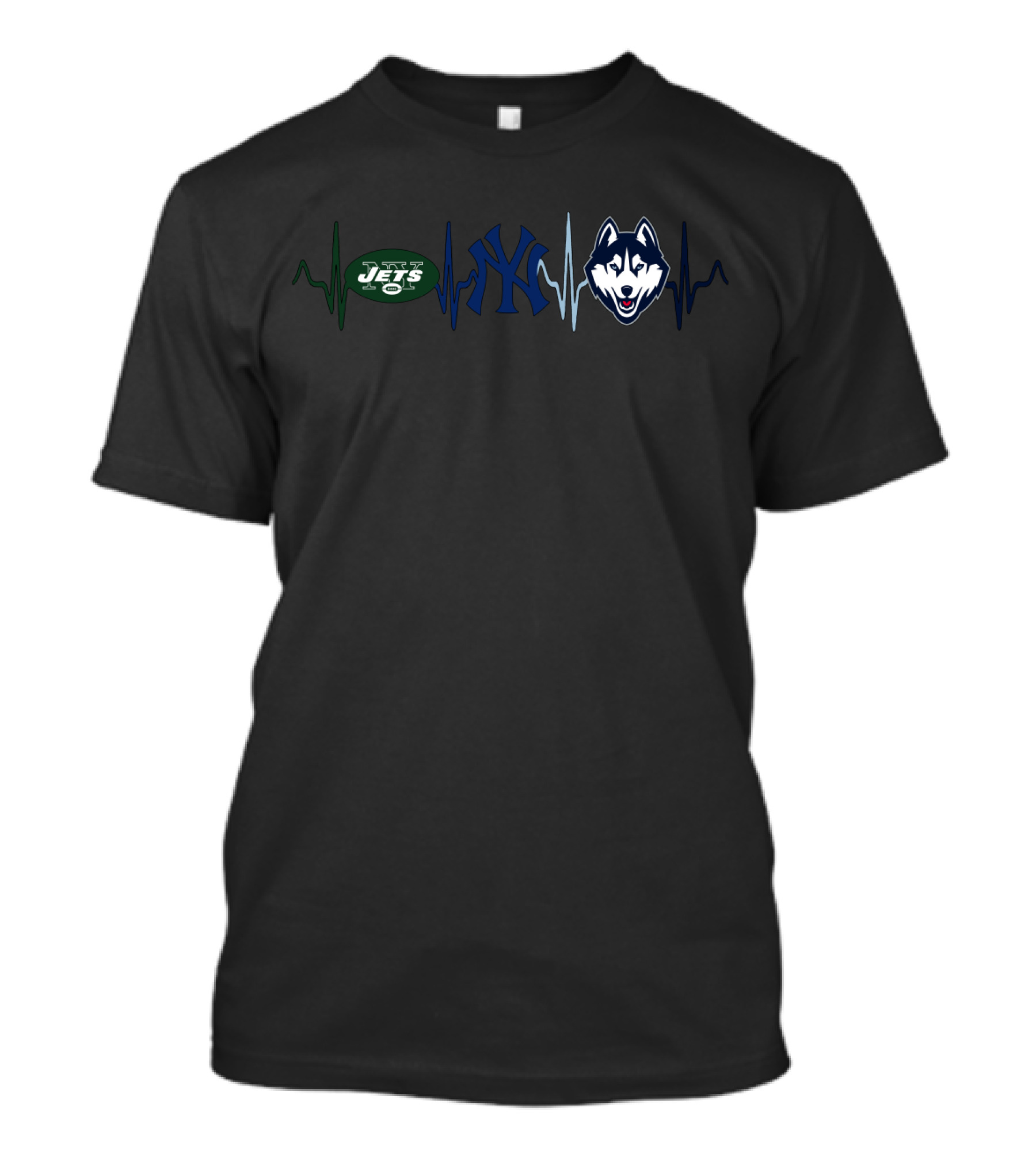 Love Jets Yankees Huskies Pulse T-Shirt