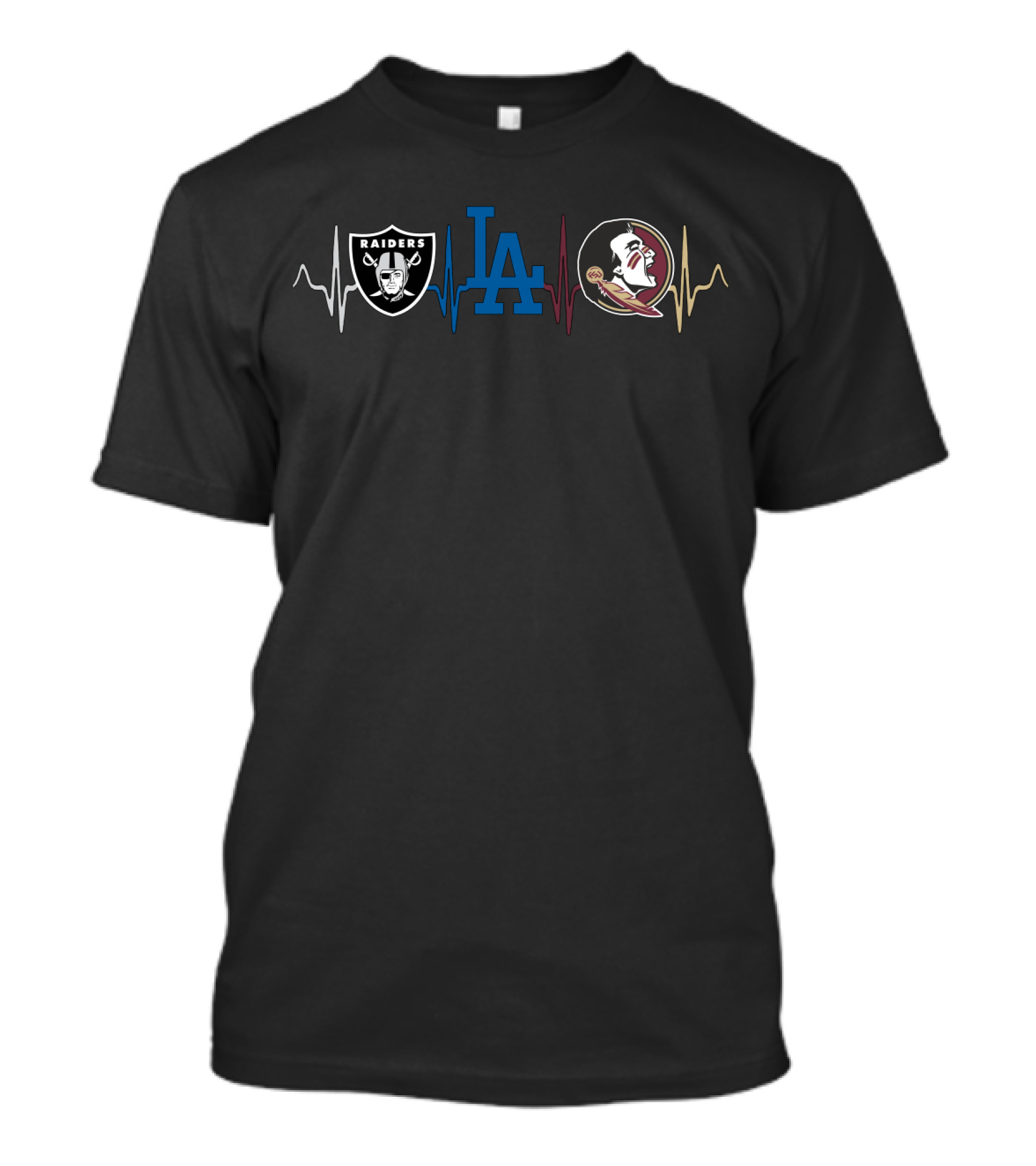 Love Raiders Dodgers Seminoles Fss T-Shirt