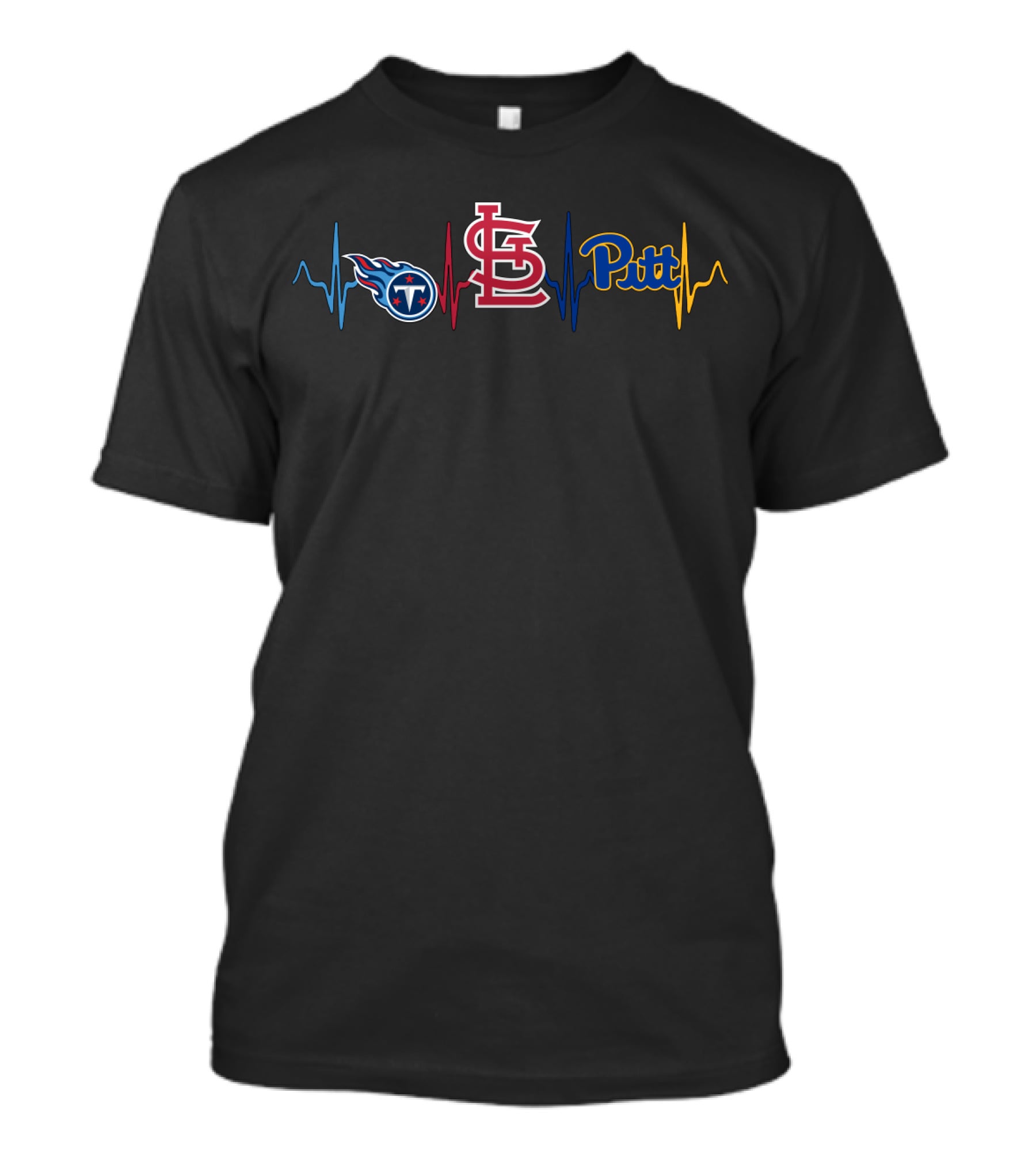 Titans St. Louis Cardinals Pitt Heartbeat T-Shirt