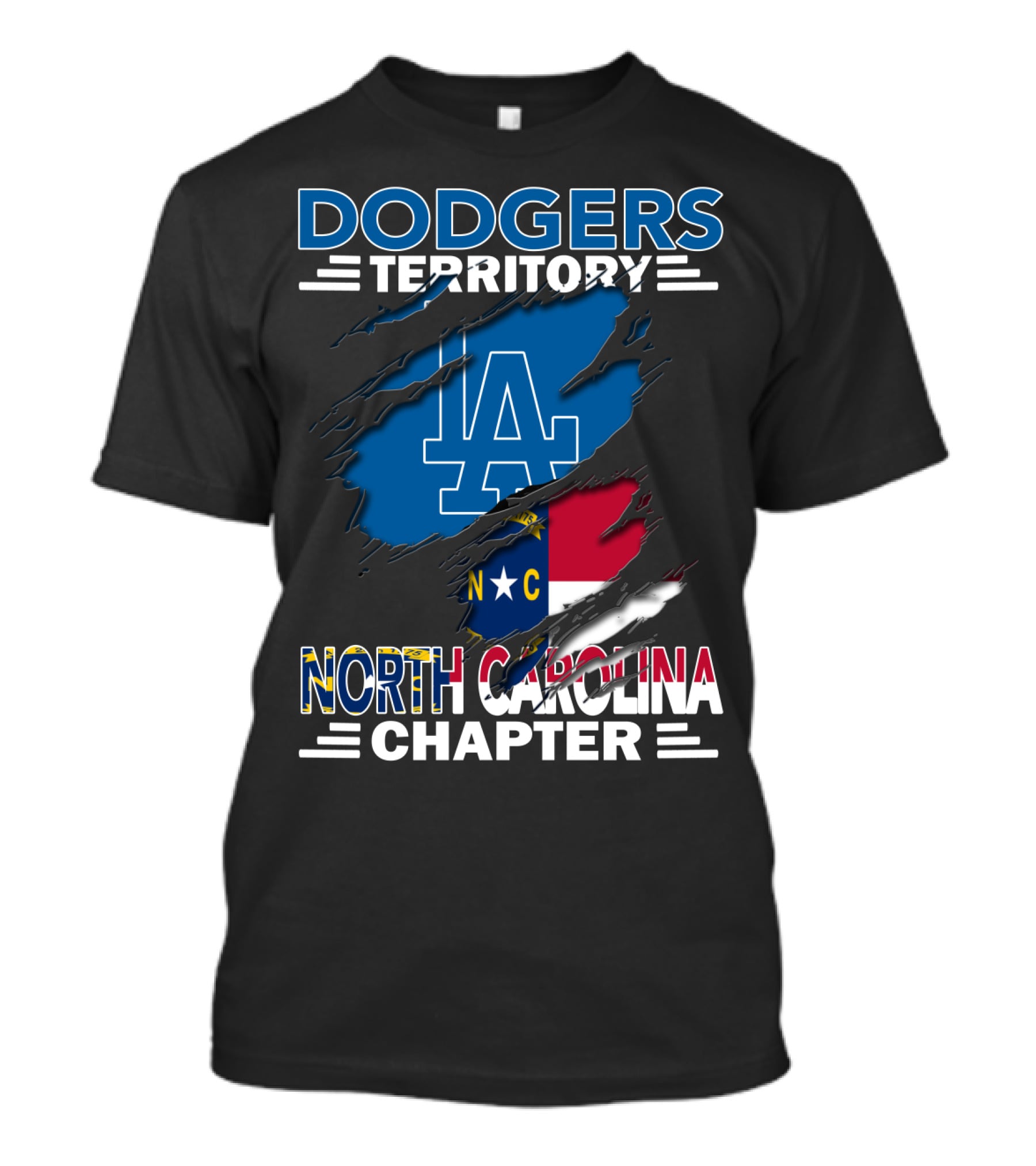 Dodgers Territory LA North Carolina Chapter T-Shirt