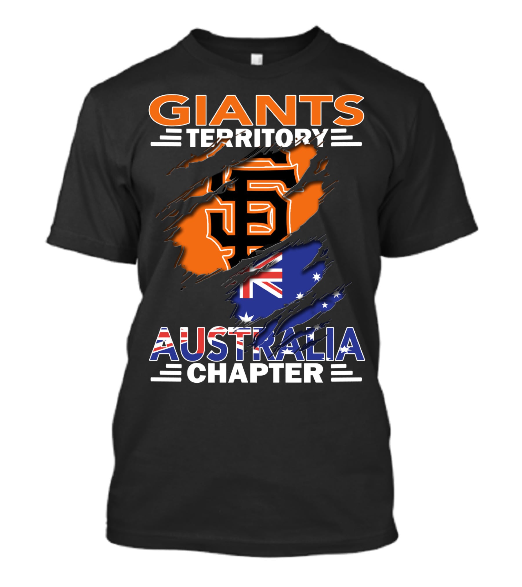 Giants Territory Australia Chapter San Francisco Giants Flag T-Shirt