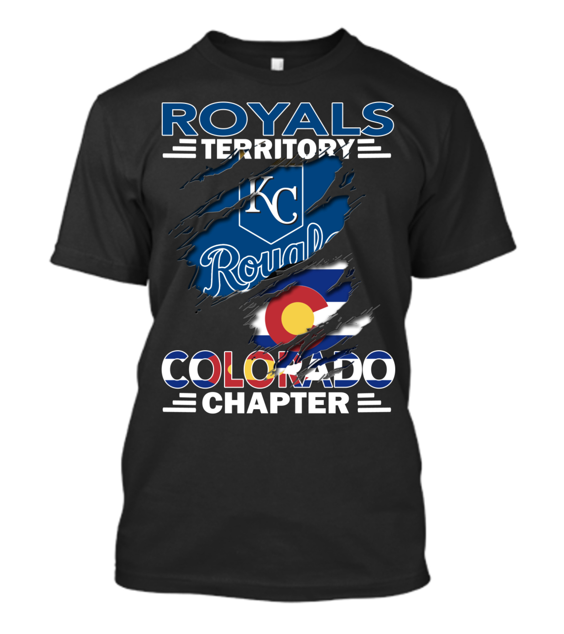Royals Territory KC Royals Colorado Chapter T-Shirt