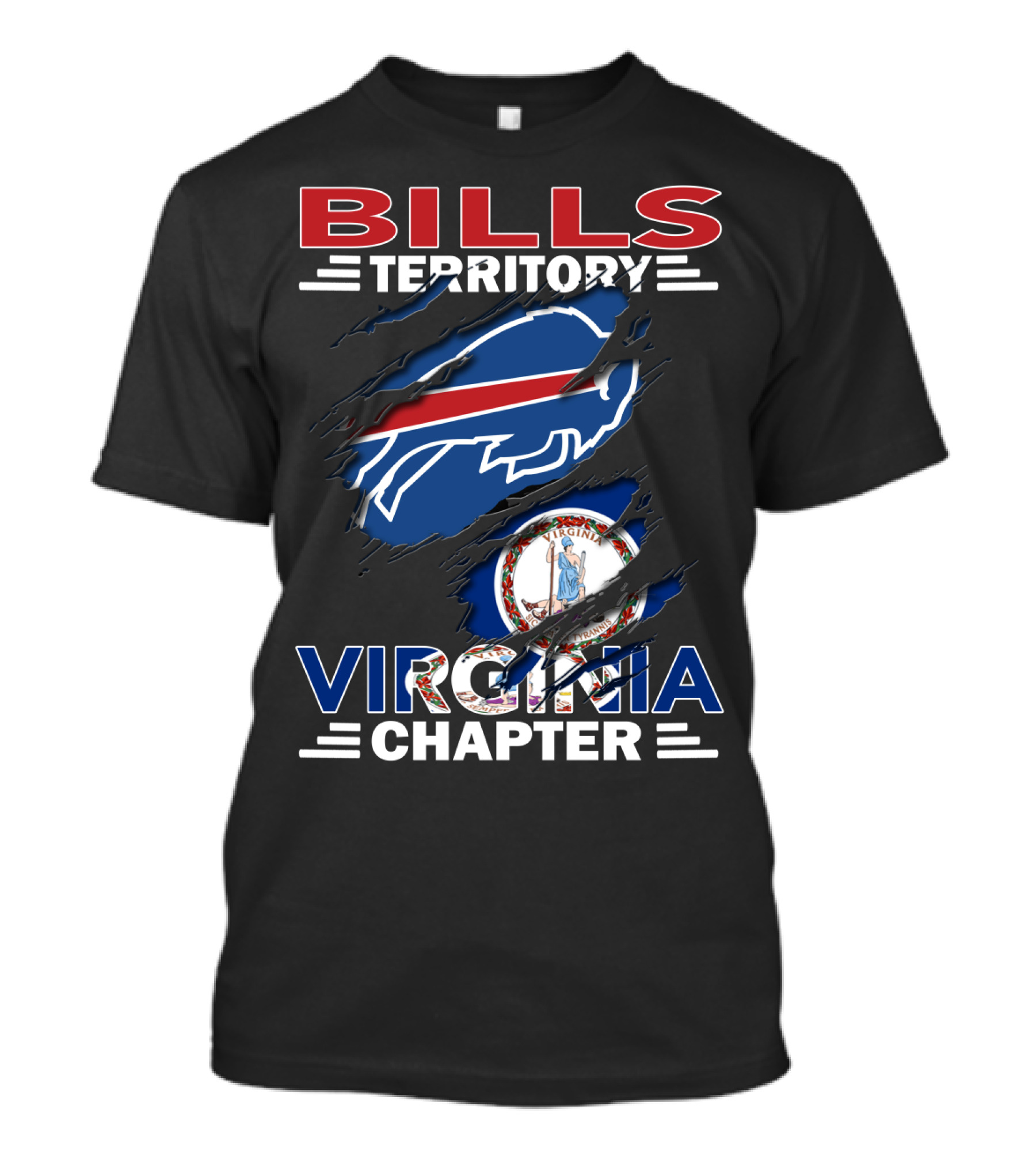 Bills Territory Virginia Chapter Buffalo Bills Fan Club T-Shirt