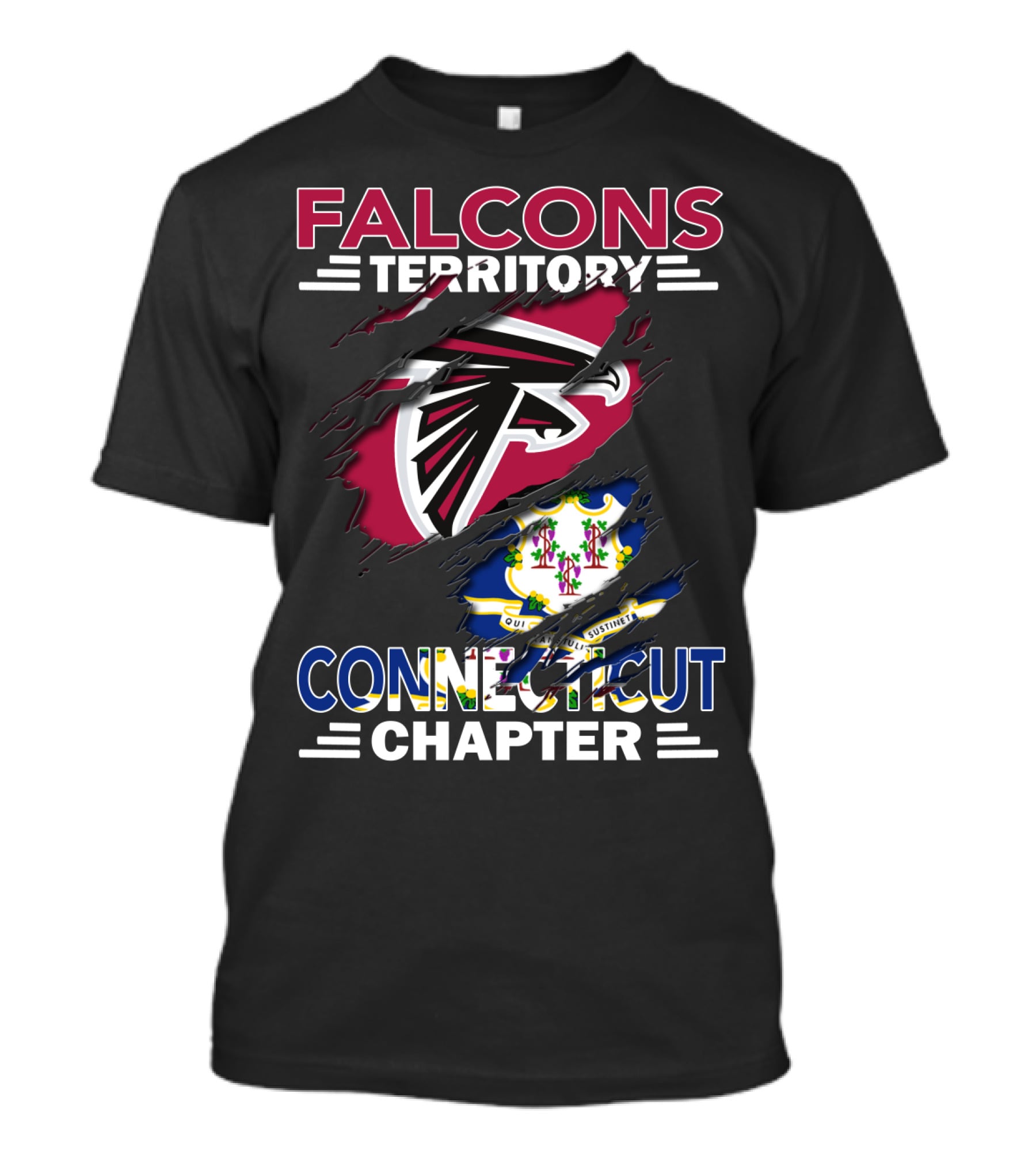 Falcons Territory Connecticut Chapter NFL Logo T-Shirt