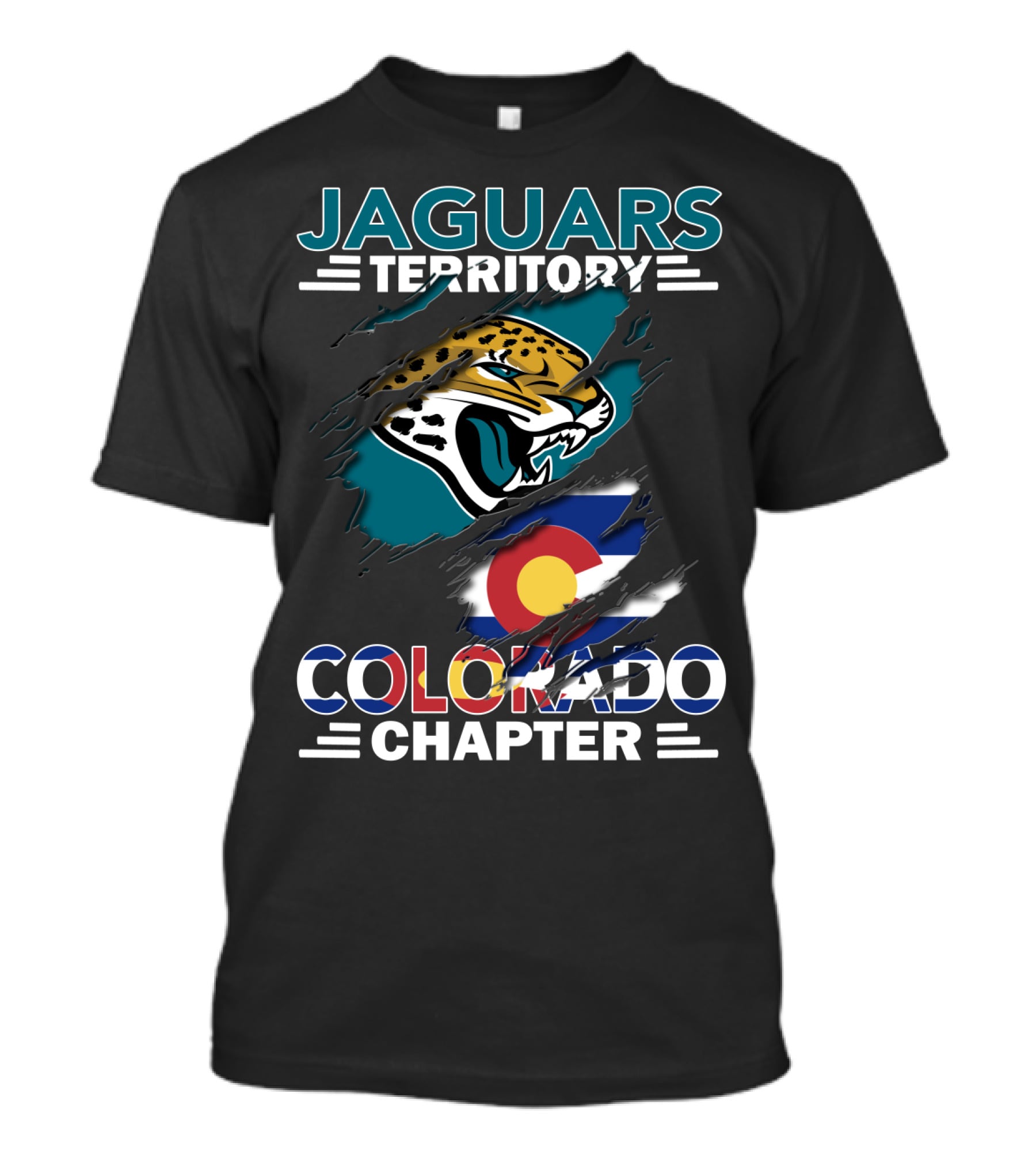 Jaguars Territory Colorado Chapter Football Fan Community T-Shirt