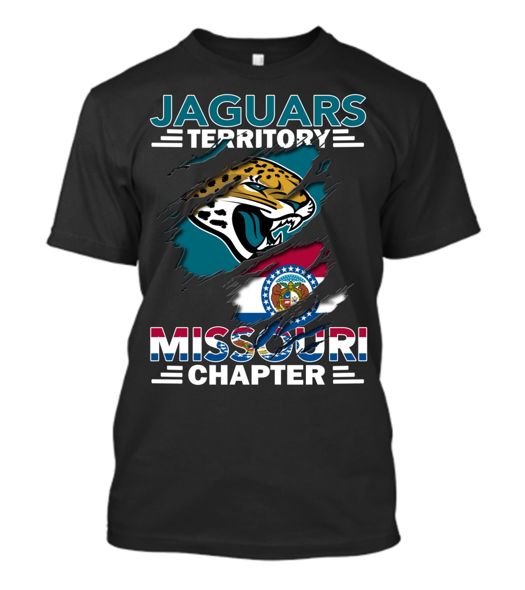 Jaguars Territory Missouri Chapter Flag T-Shirt