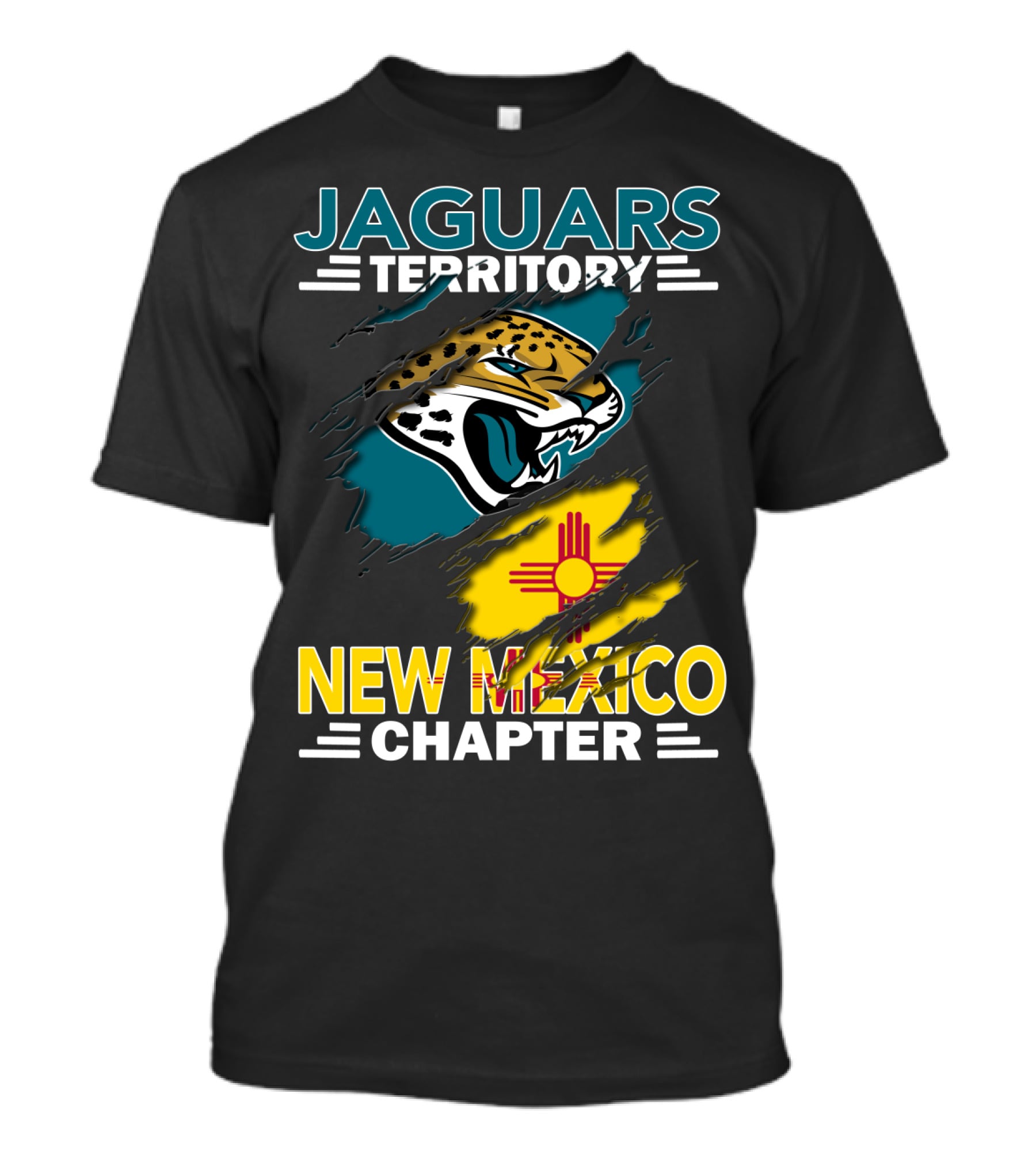 Jaguars Territory New Mexico Chapter State Pride And Team Spirit T-Shirt