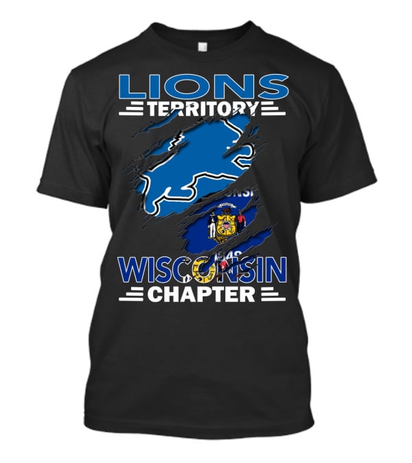 Lions Territory Wisconsin Chapter Sports T-Shirt