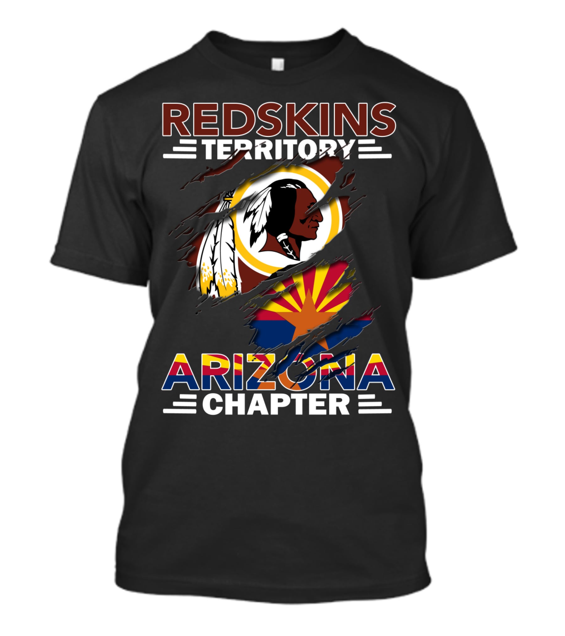 Redskins Territory Arizona Chapter Flag T-Shirt
