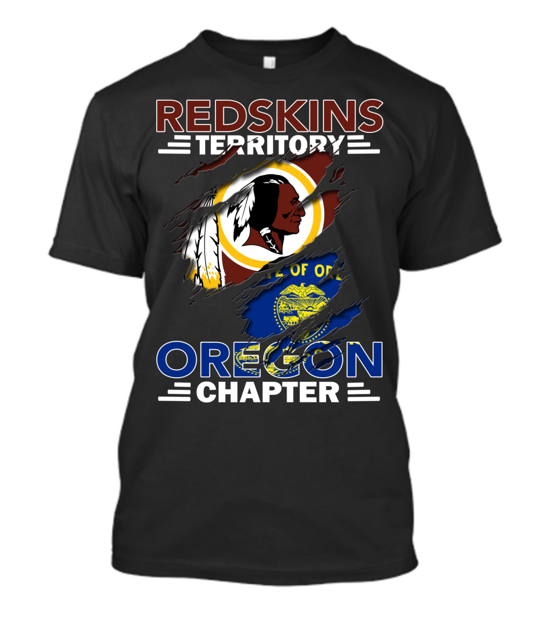 Redskins Territory Oregon Chapter Nfl Fan Gear T-Shirt