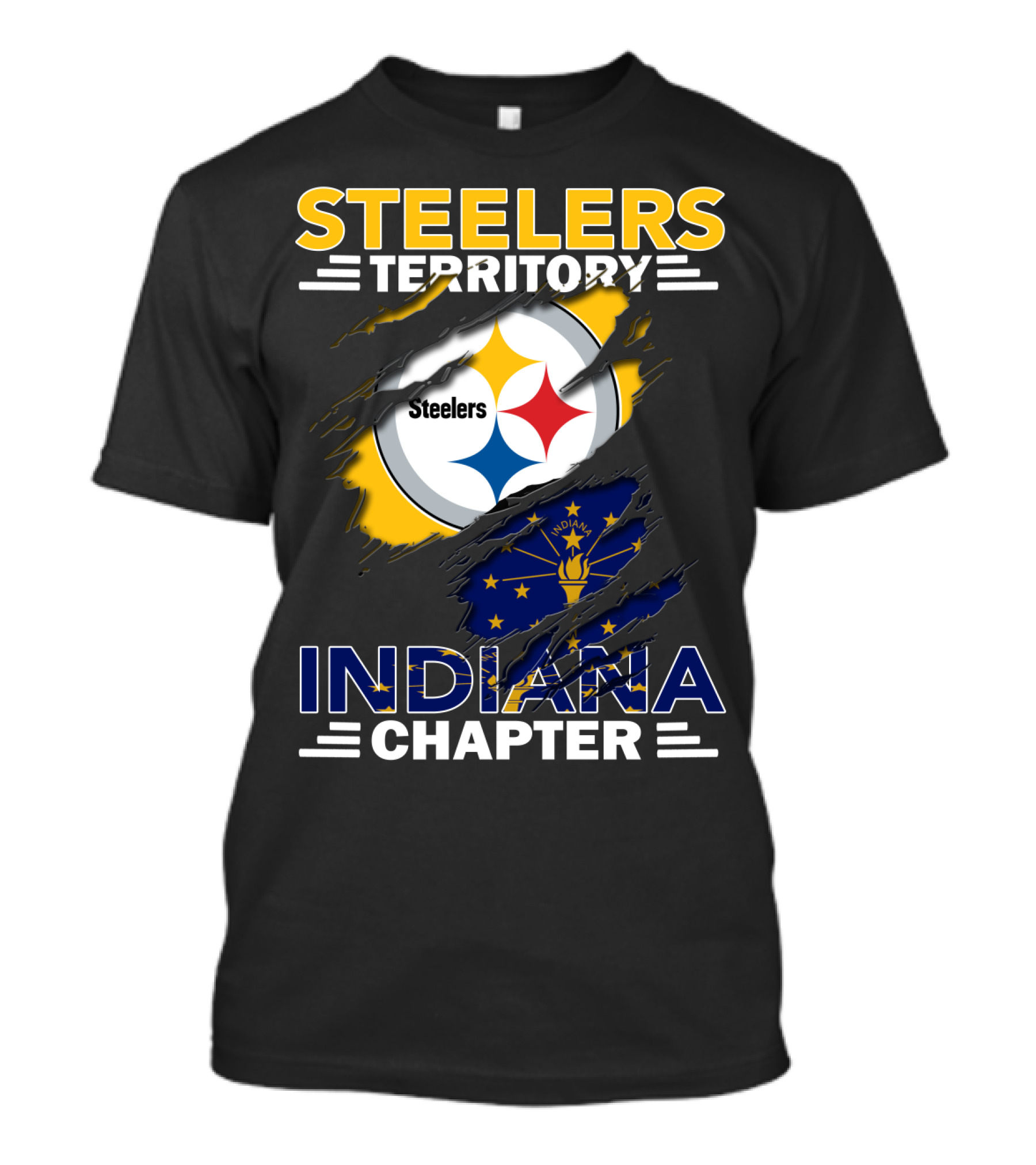 Steelers Territory Indiana Chapter Indianapolis Fan Club T-Shirt