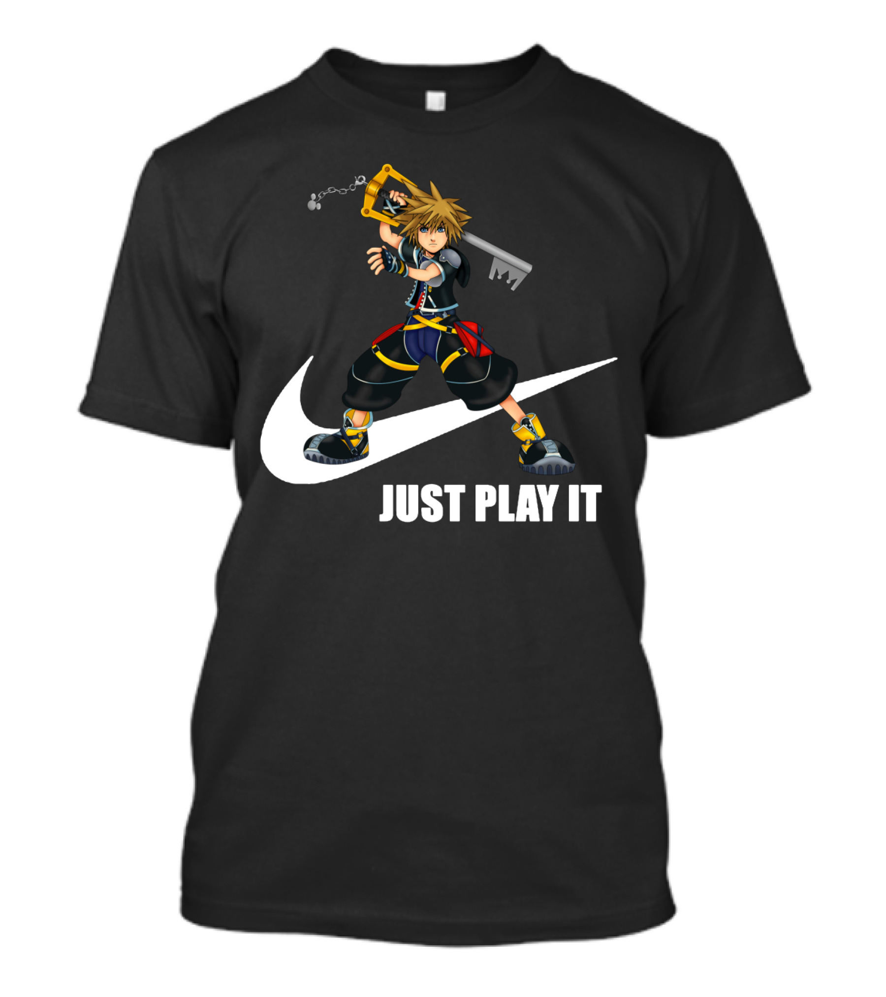 Just Play It Kingdom Hearts Sora Keyblade T-Shirt