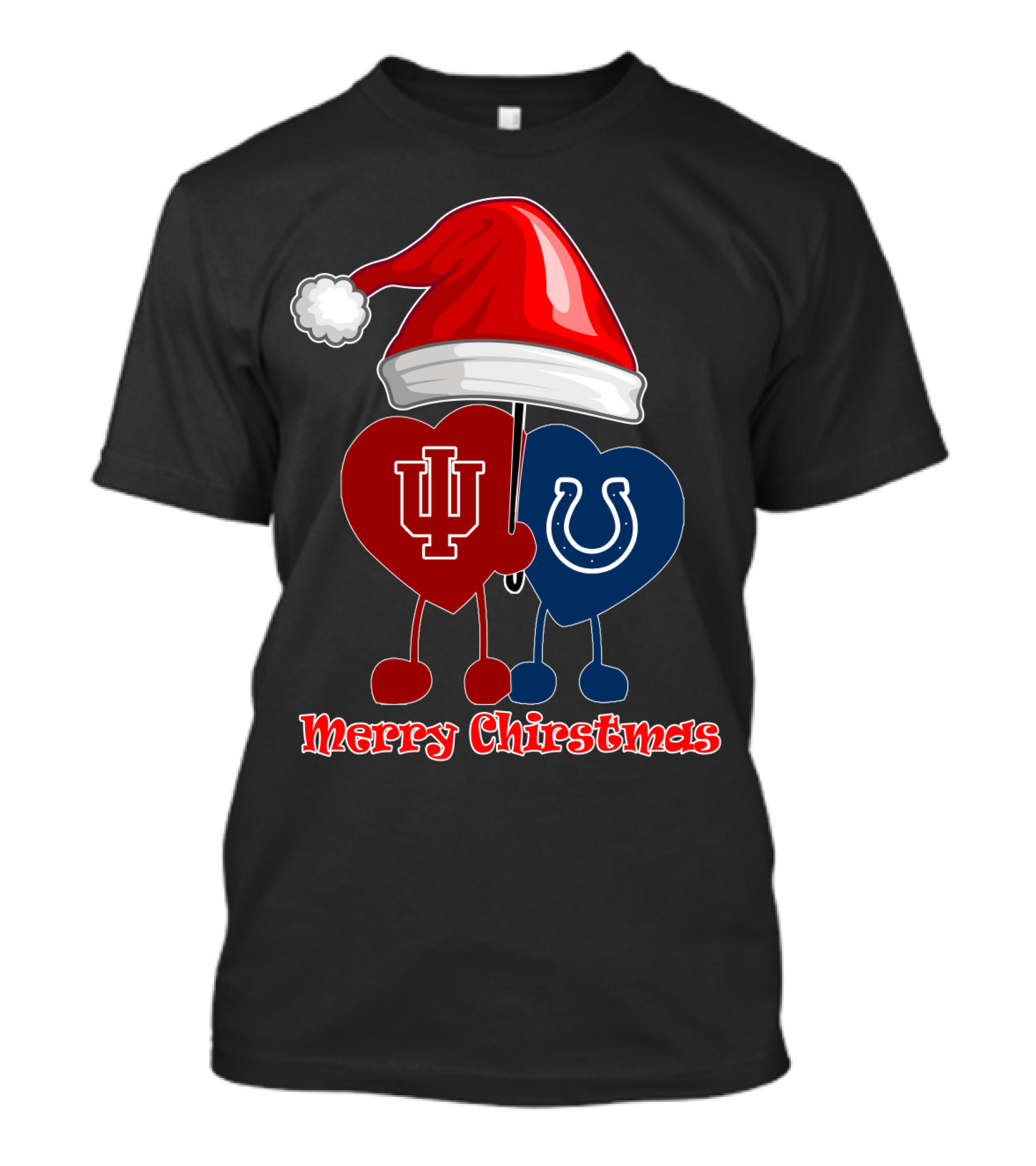 Merry Christmas Indianapolis Colts Indiana University T-Shirt