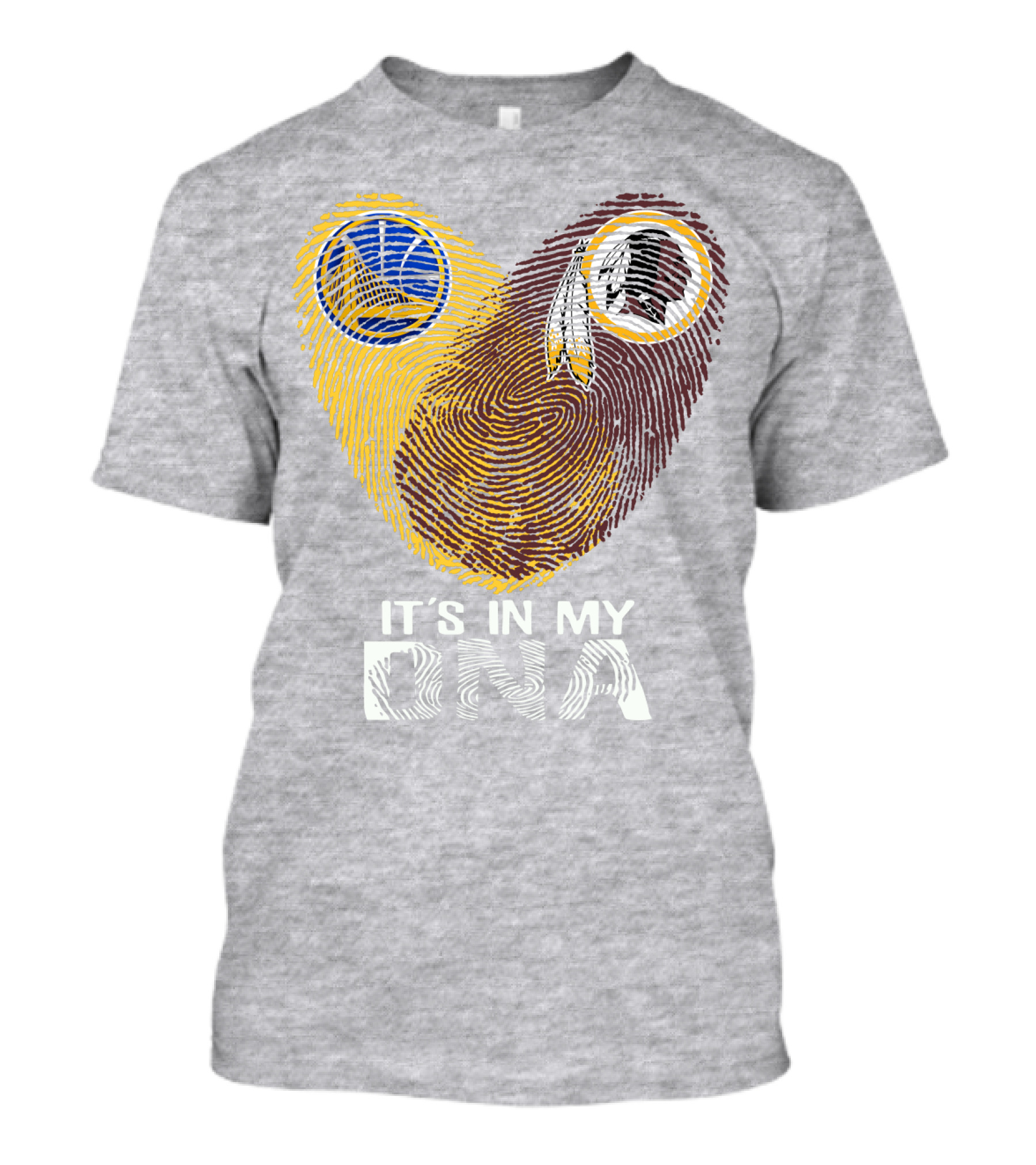 Golden State Warriors Washington Redskins It's In My Dna T-Shirt