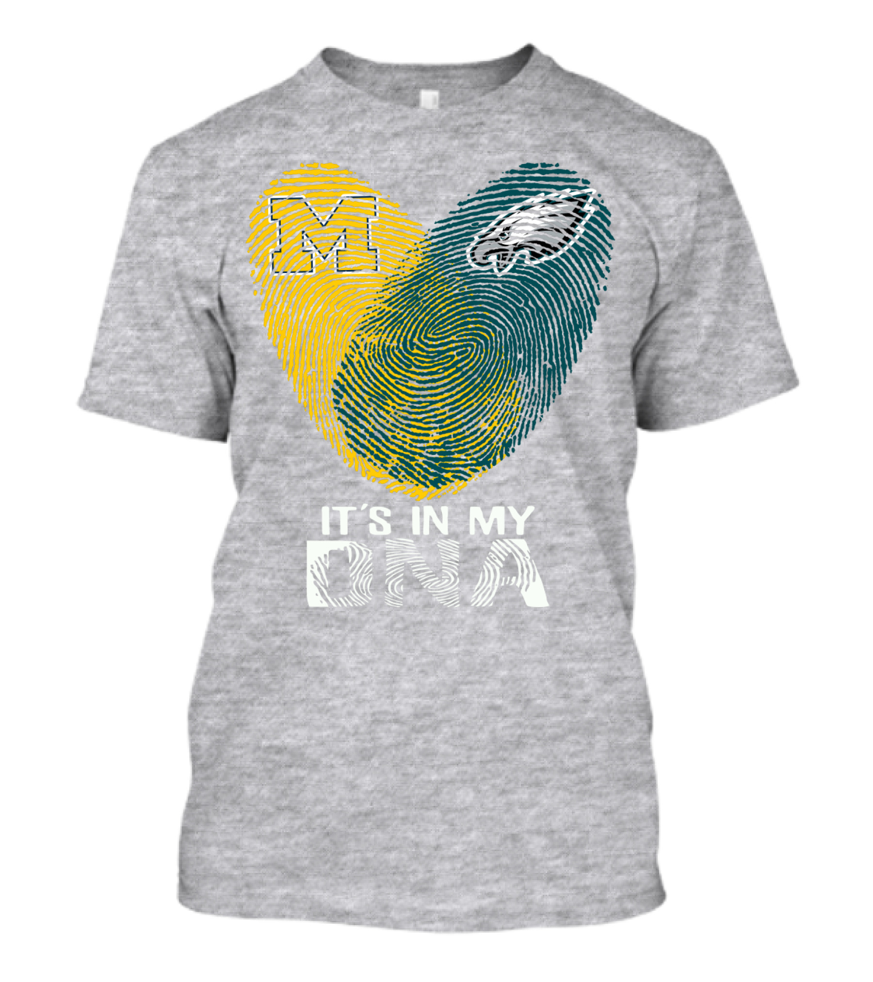 Michigan Wolverines Philadelphia Eagles It's In My Dna T-Shirt