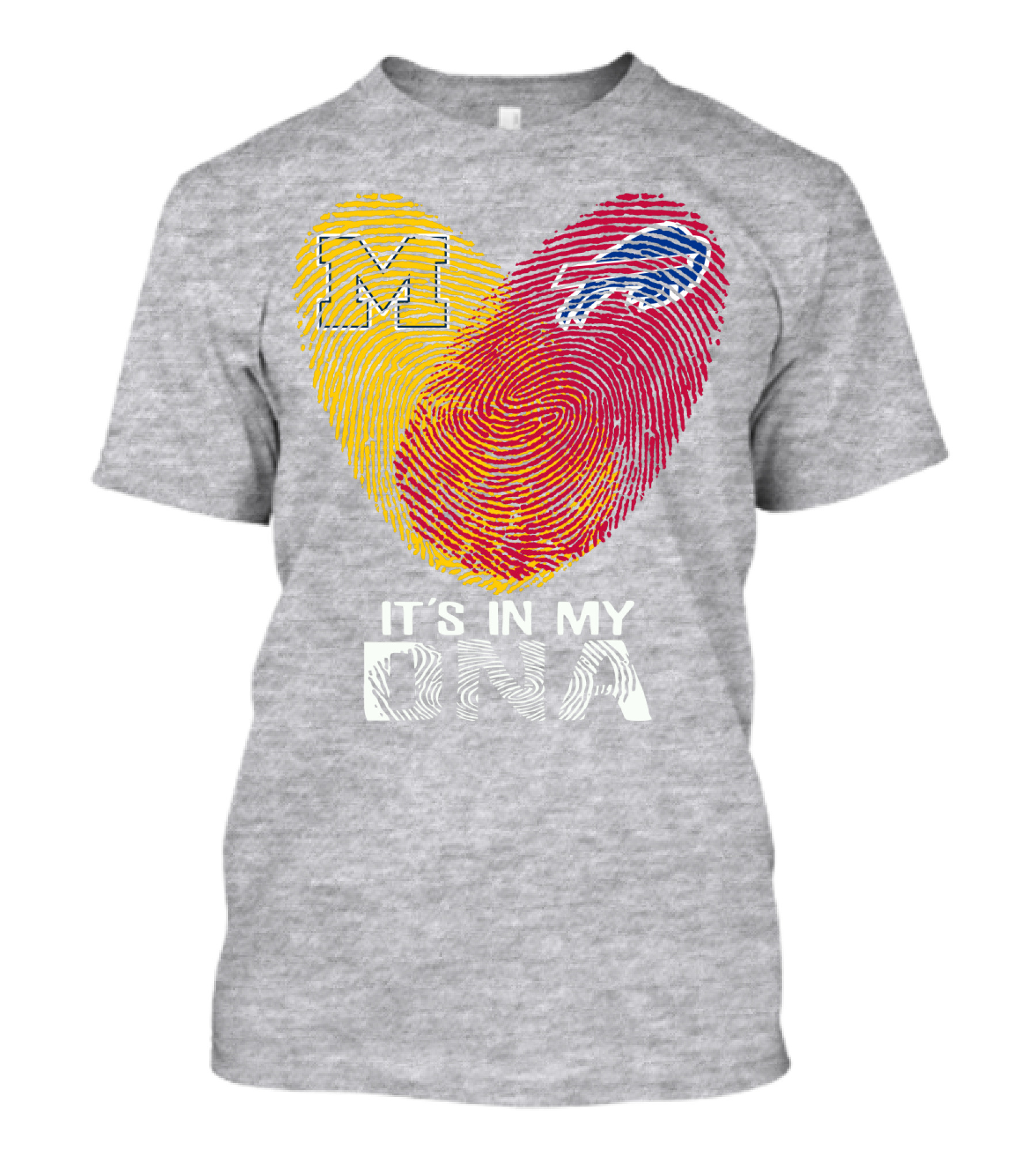 Buffalo Bills Michigan It's In My Dna T-Shirt