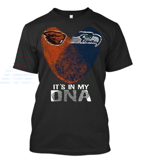 It's In My Dna Oregon State Beavers Seattle Seahawks T-Shirt
