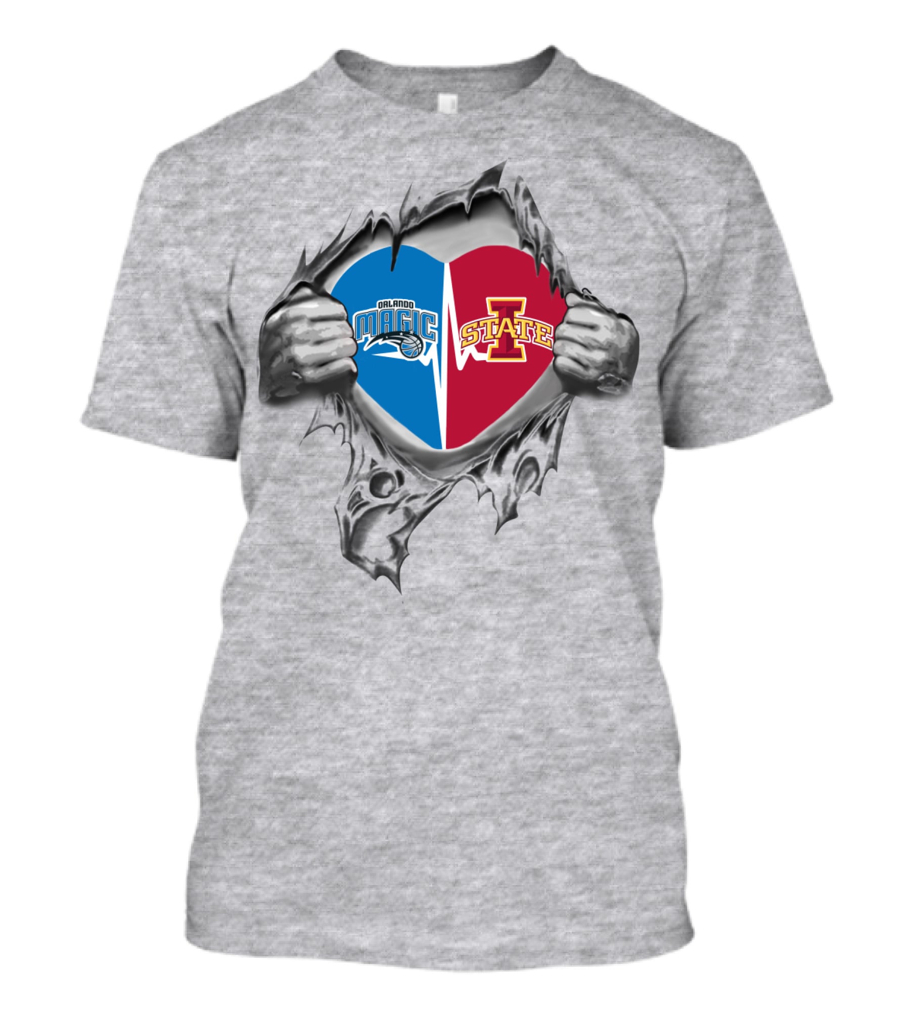 Orlando Magic Iowa State Heart T-Shirt