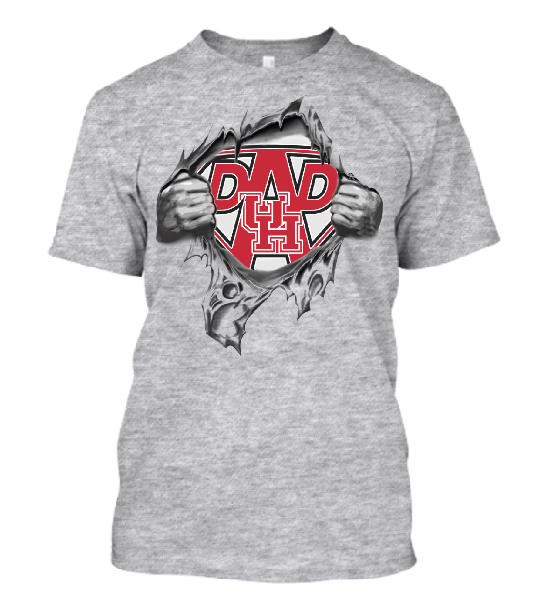 University Of Houston Super Dad Cougar Hero T-Shirt