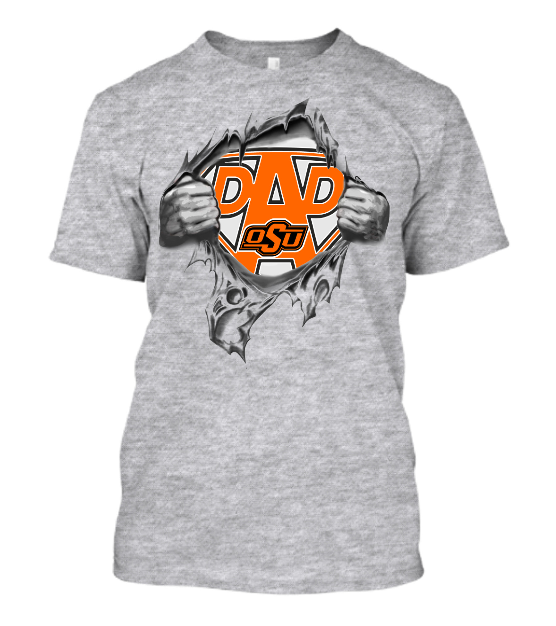 Oklahoma State OSU Super Dad Hero T-Shirt