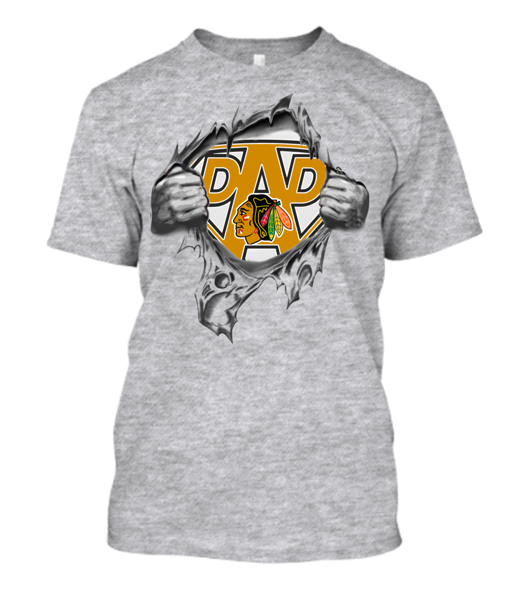 Chicago Blackhawks Super Dad T-Shirt