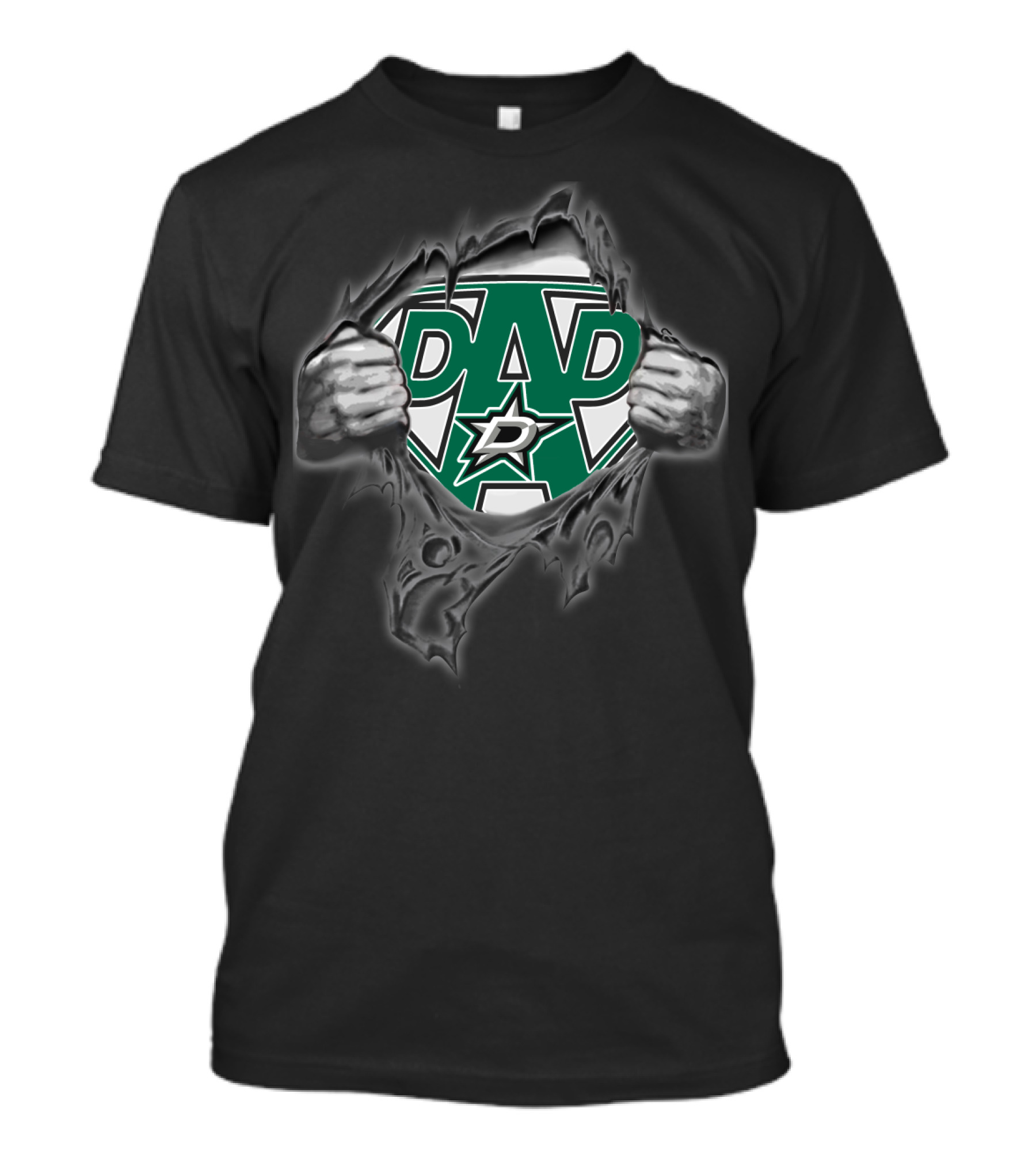 Dallas Stars Super Dad Logo Reveal T-Shirt