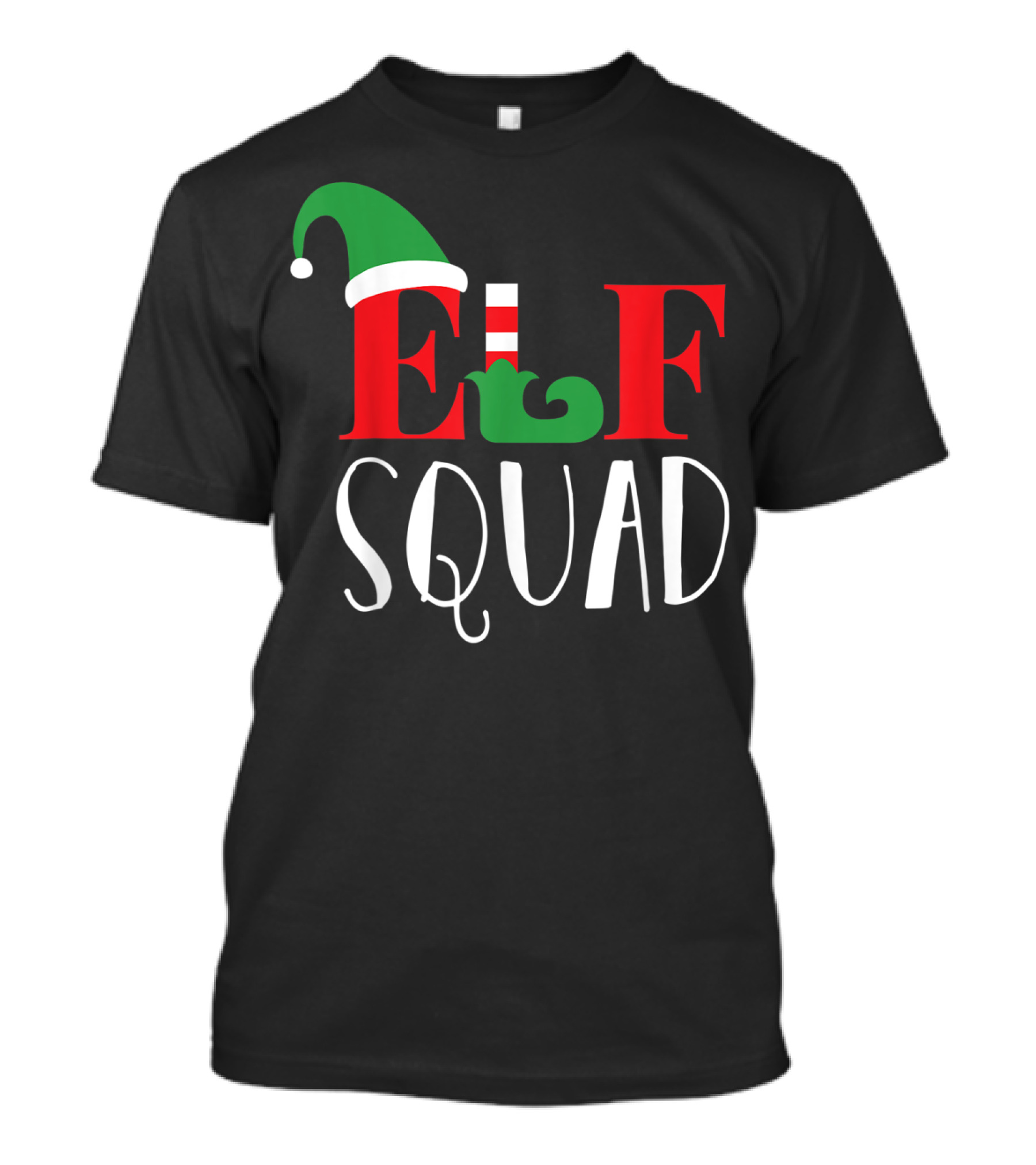 Family Christmas Matching Holiday Elf Squad Group T-Shirt