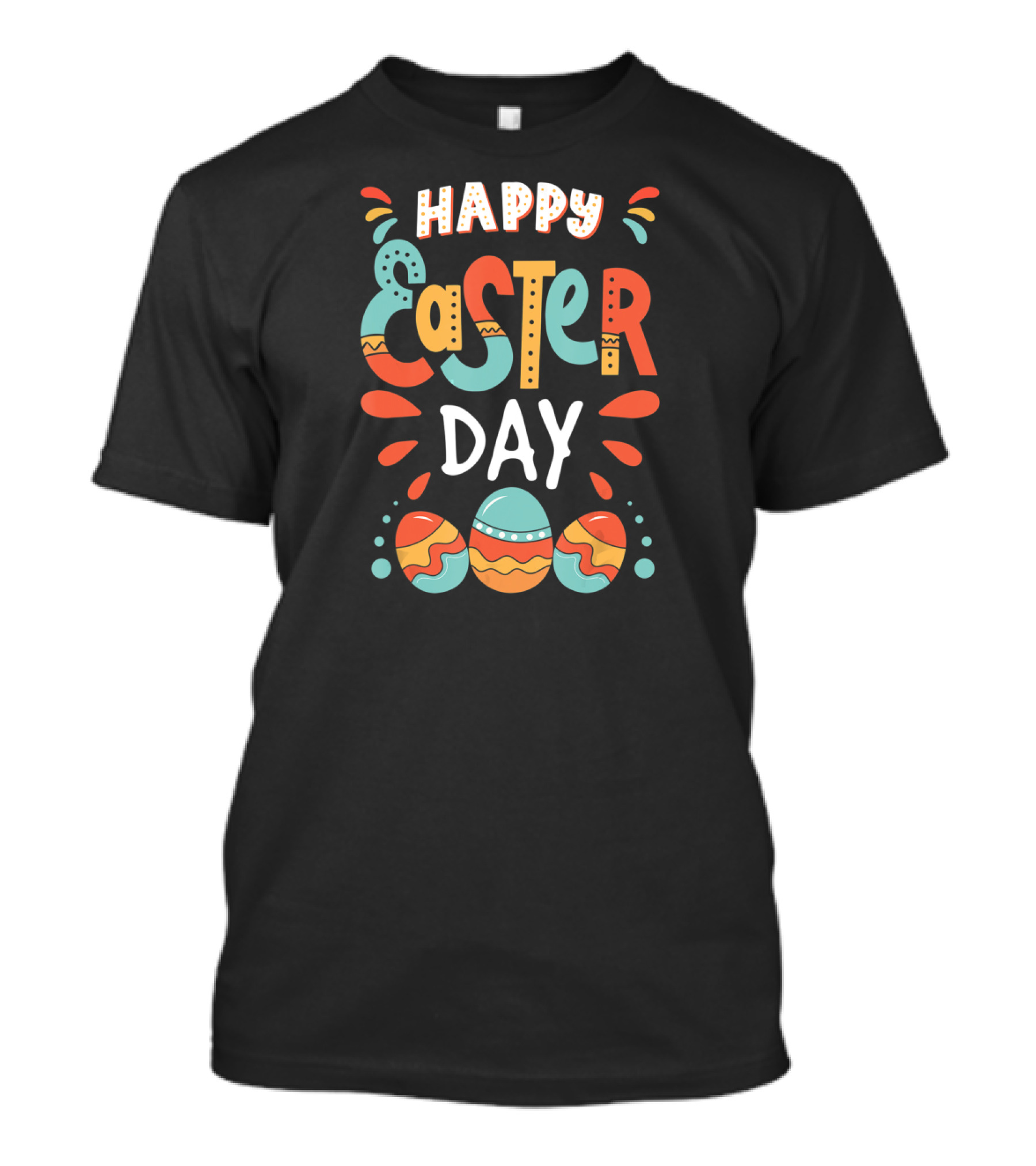Happy Easter Day Colorful Bunny Egg T-Shirt
