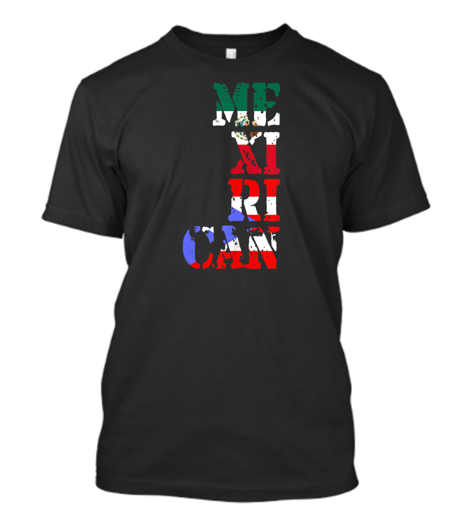 Mexican Puerto Rican Mexirican Flag Colors T-Shirt